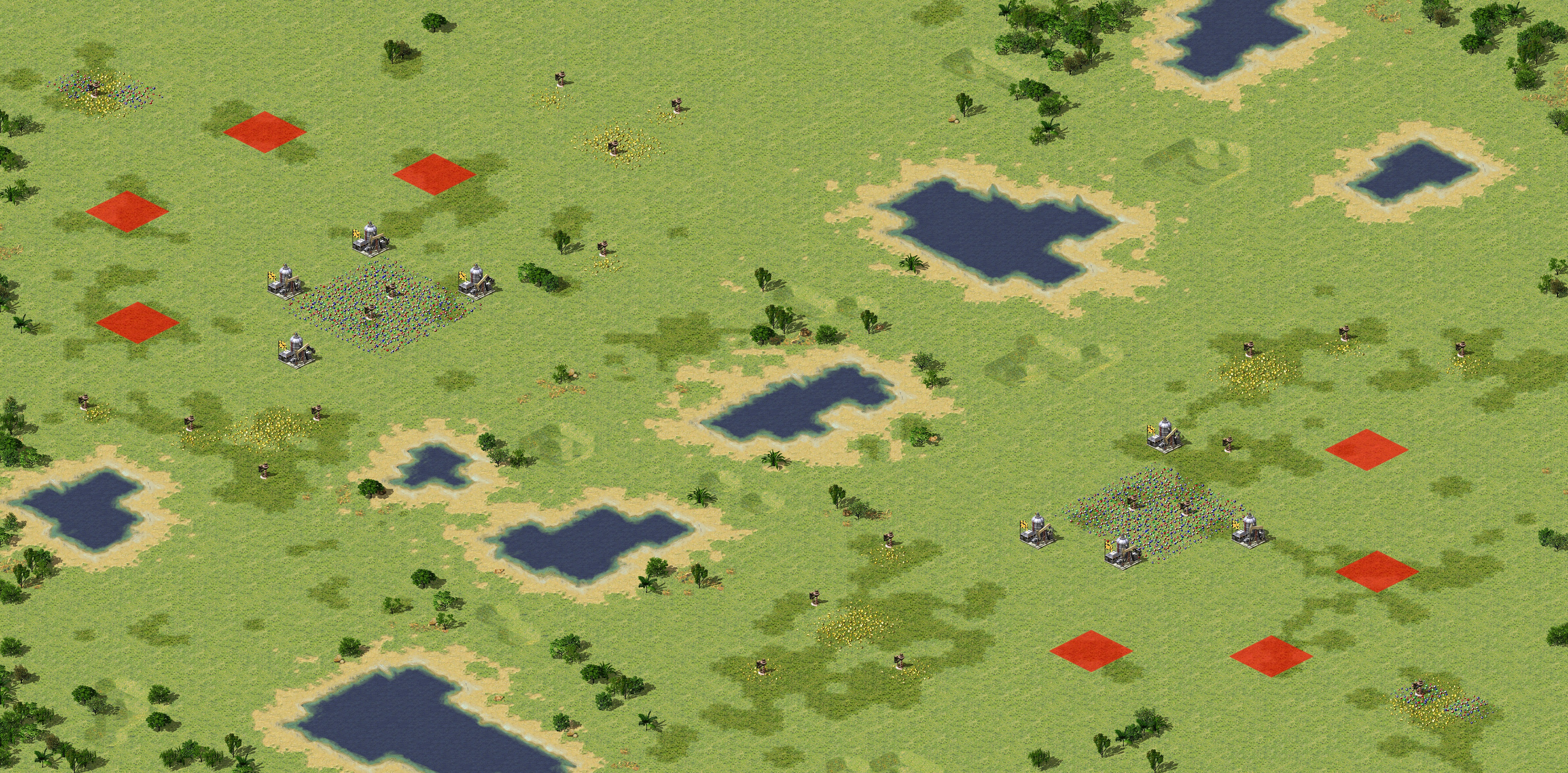 Rendered map: [团战] 草原啊草原