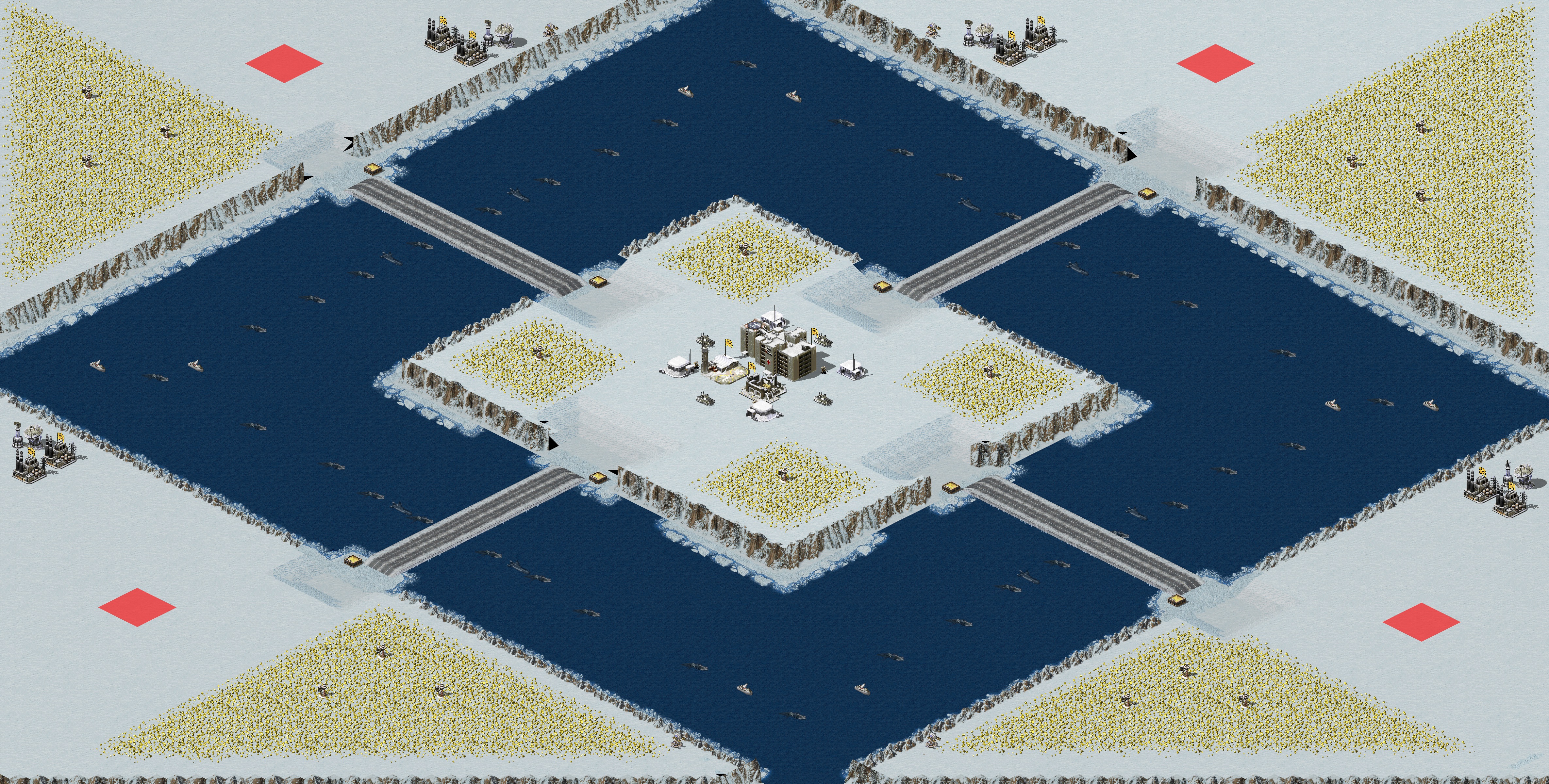Rendered map: Four Corners