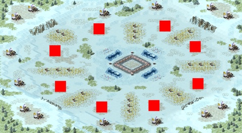 Rendered preview of Red Alert Melee 25005 - Nuke Rush