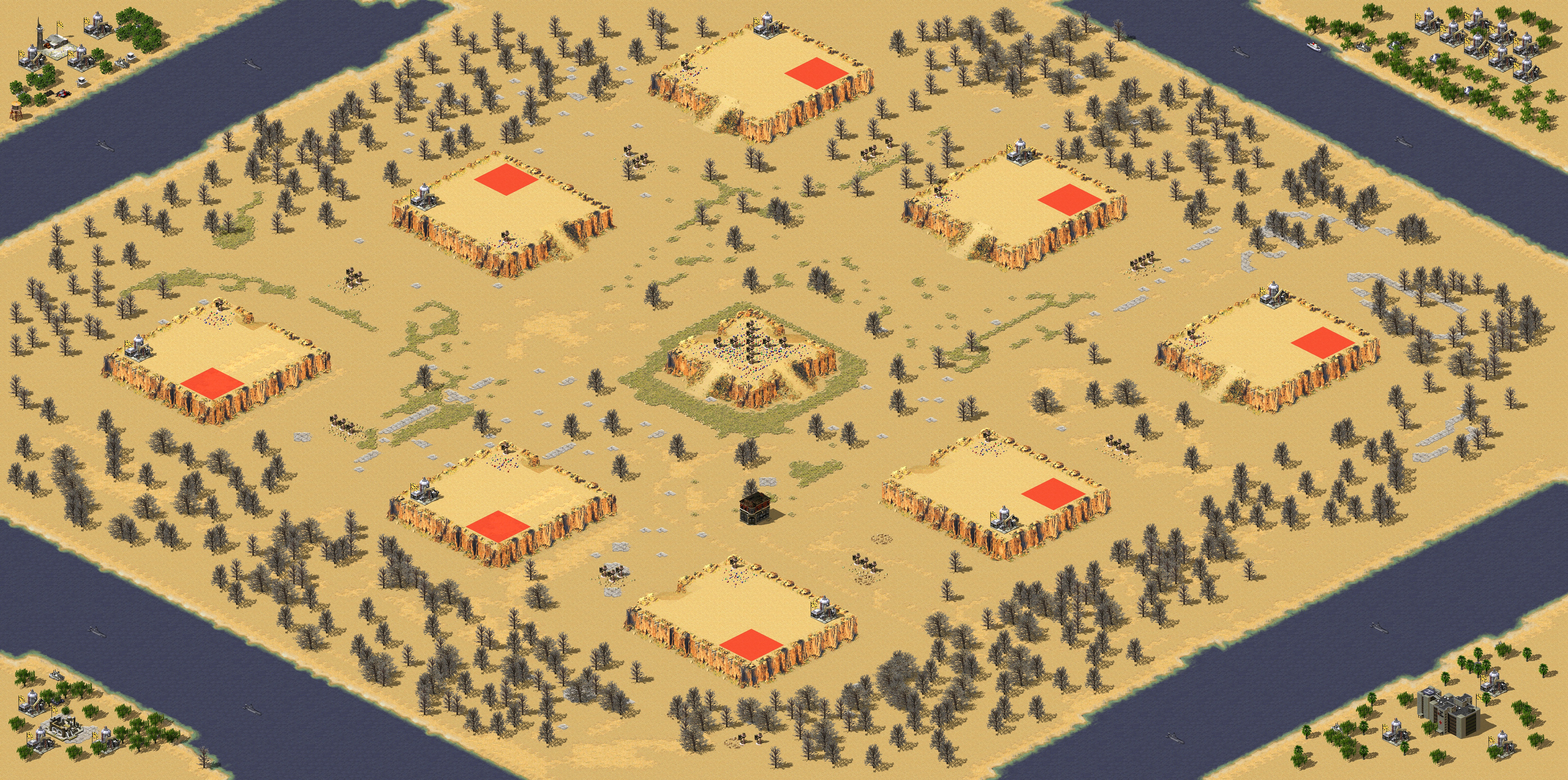Rendered map: Great Desert 1.1