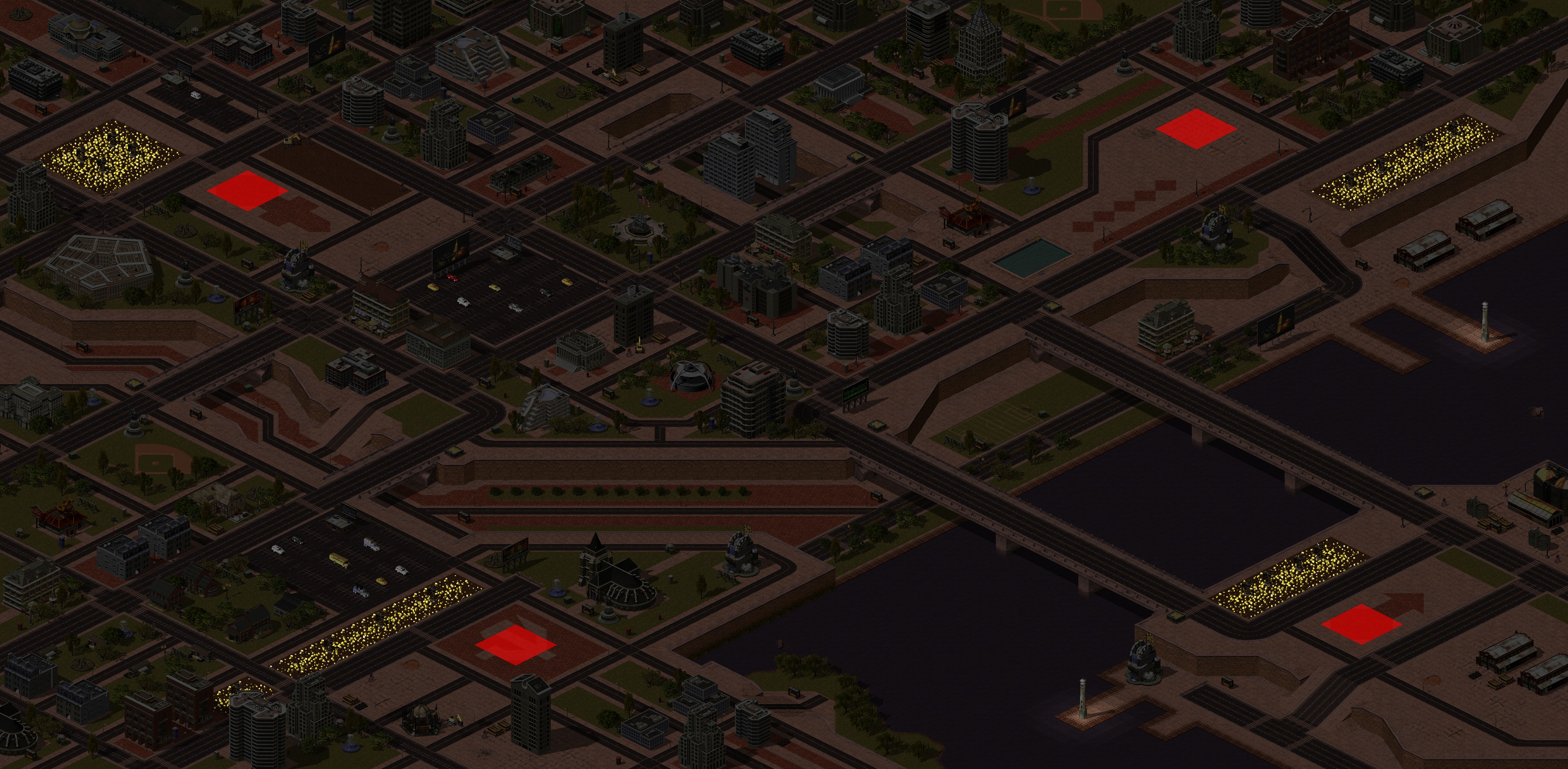 Rendered map: City Dusk 1
