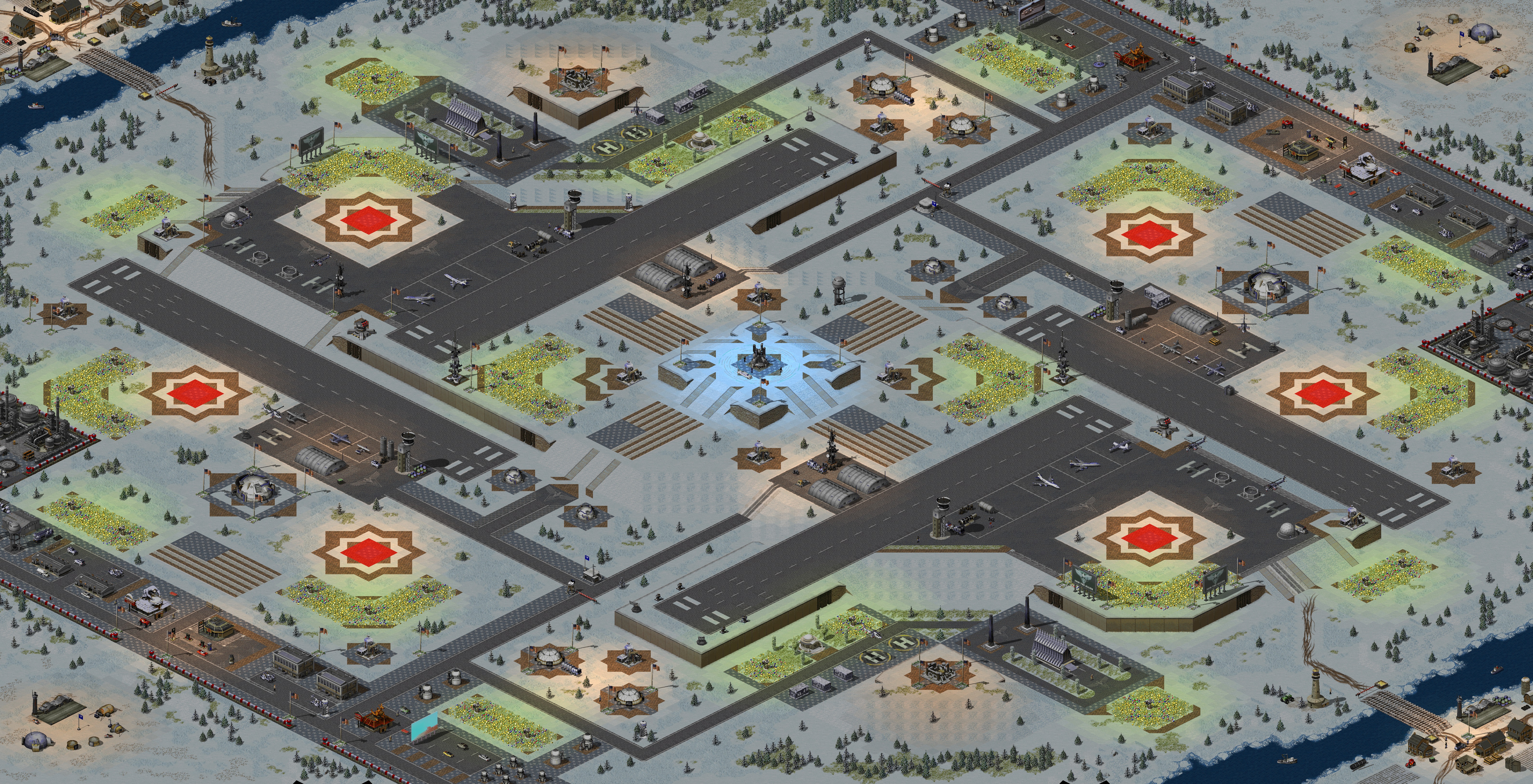 Rendered map: Stars and Stripes
