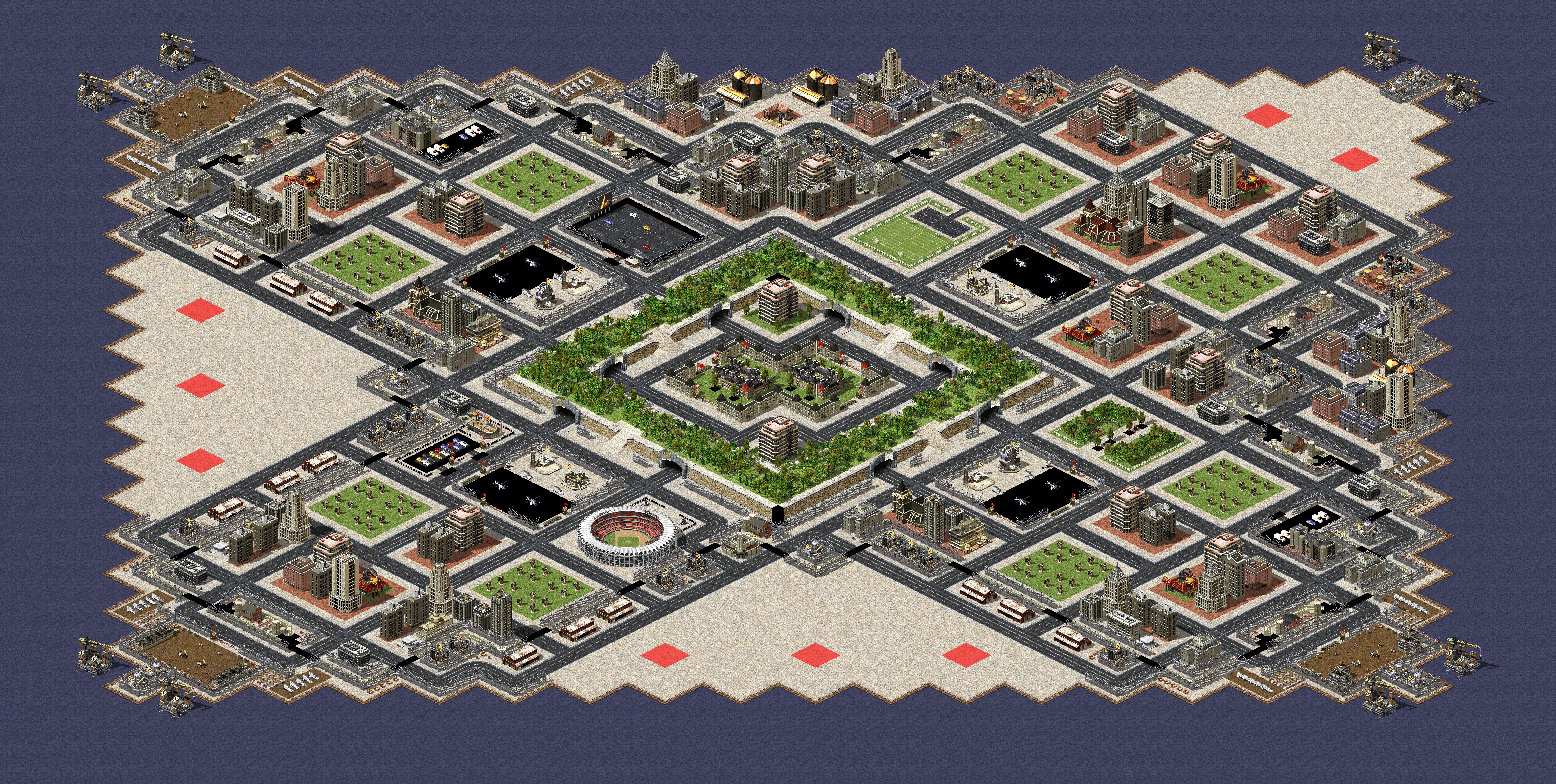 Rendered map: New Hong Kong