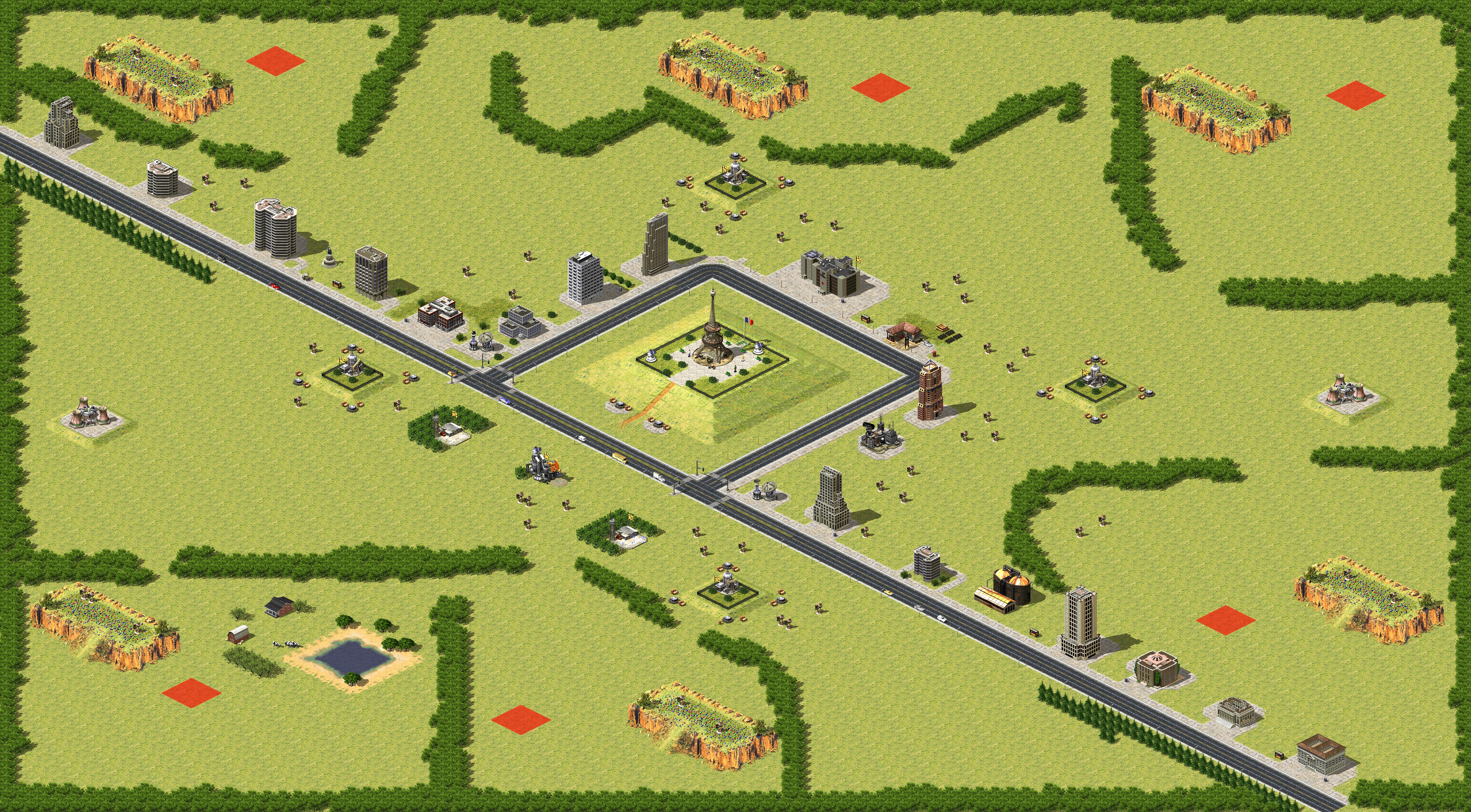 Rendered map: mid evil tower by sgtgary