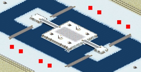 Rendered preview of Snow Domain 4v4