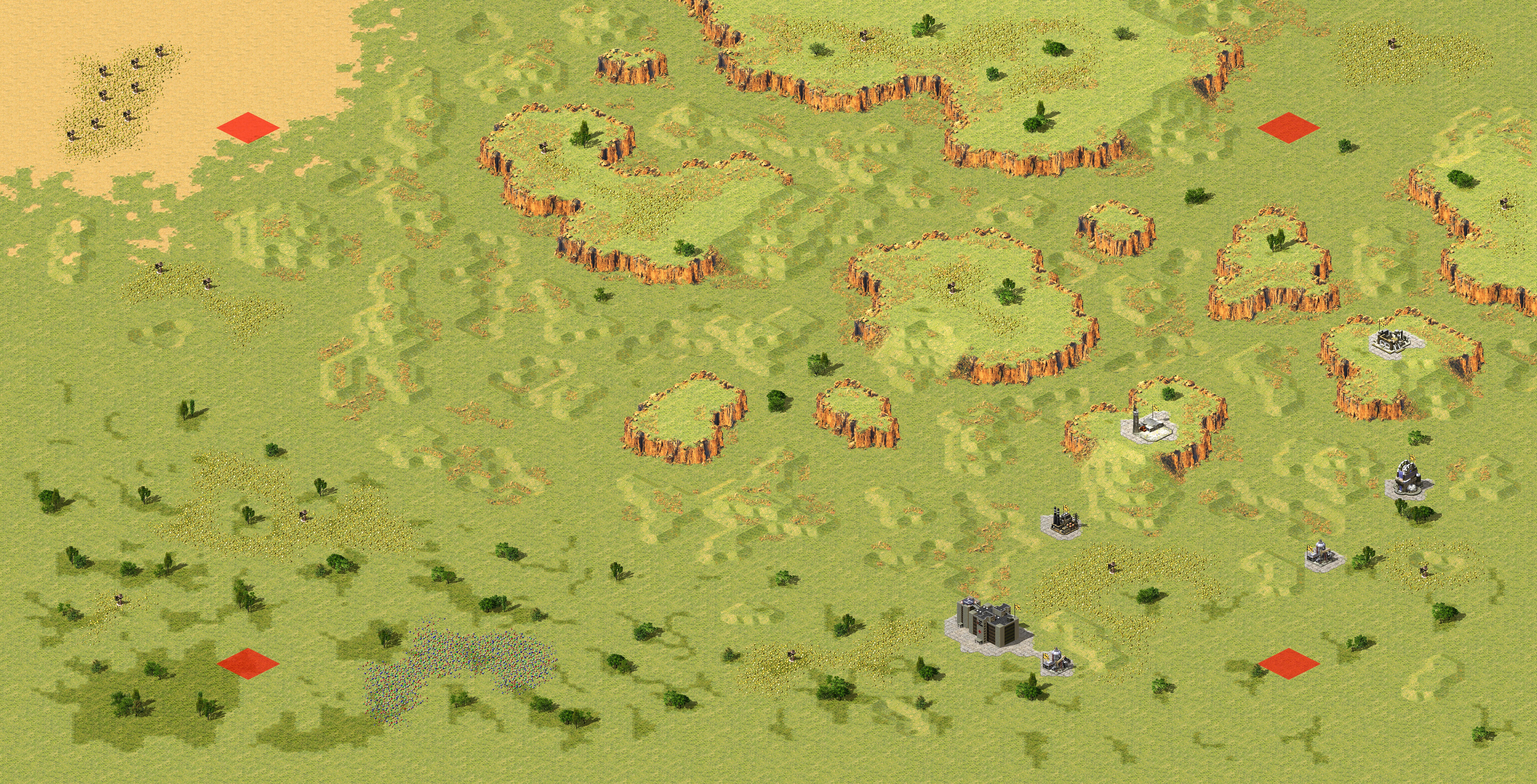 Rendered map: Unfair Battlefield