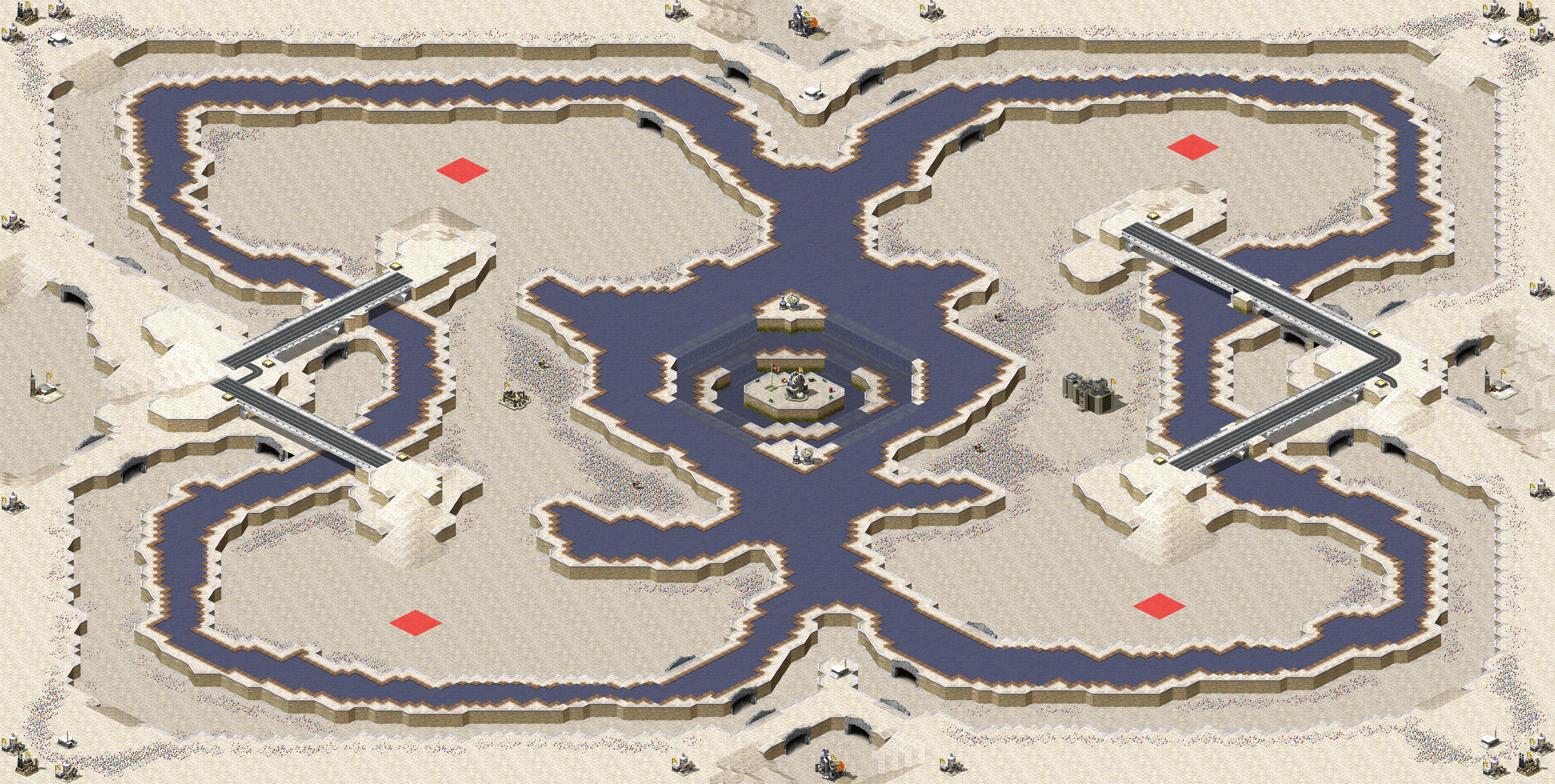 Rendered map: (TX) Center Falls