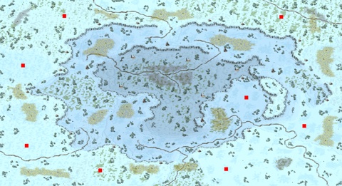 Rendered preview of Super Snowy Field