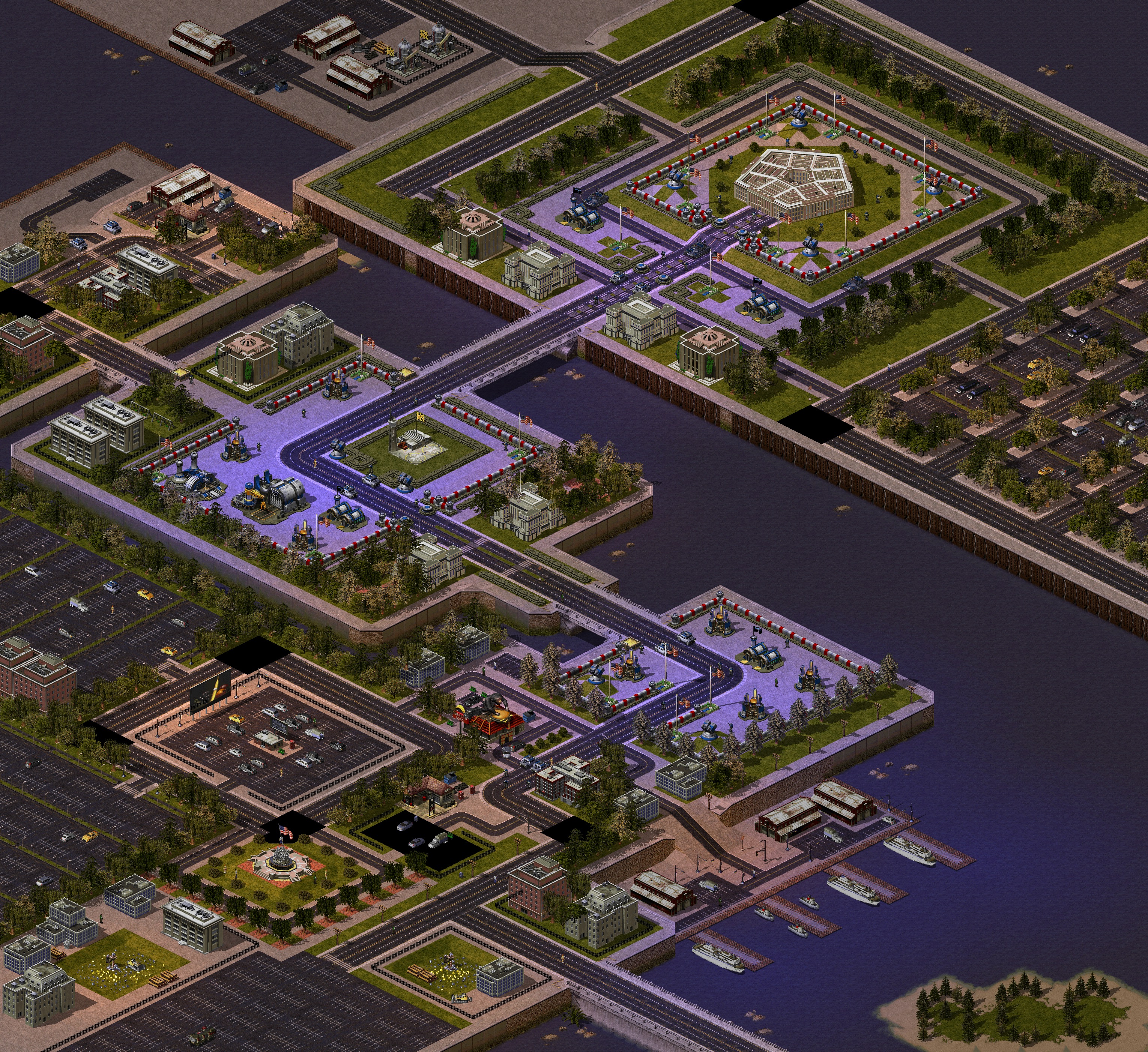 Rendered map: Soviet Mission 1: Red Dawn