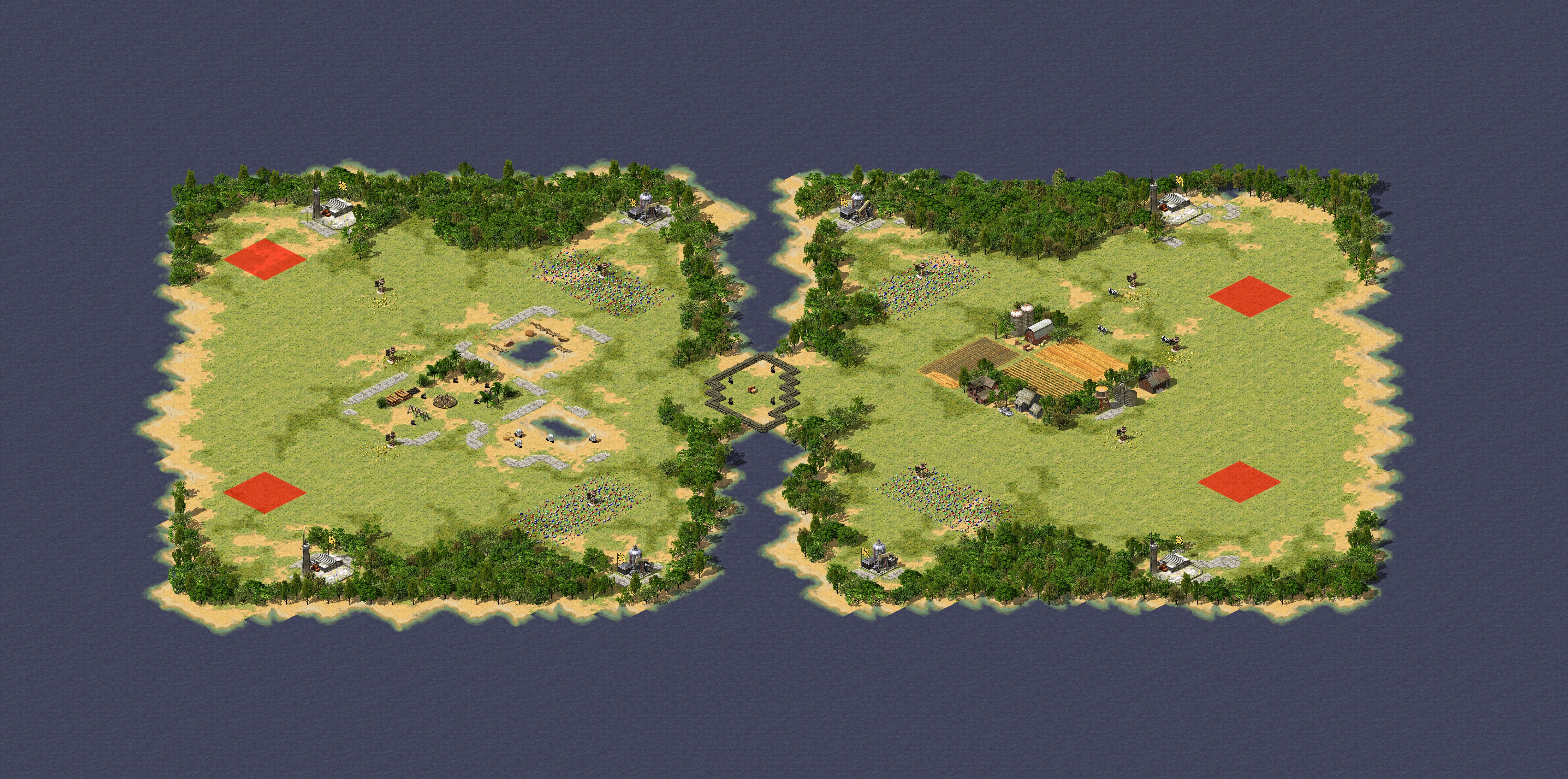 Rendered map: Besieged Spies 2v2
