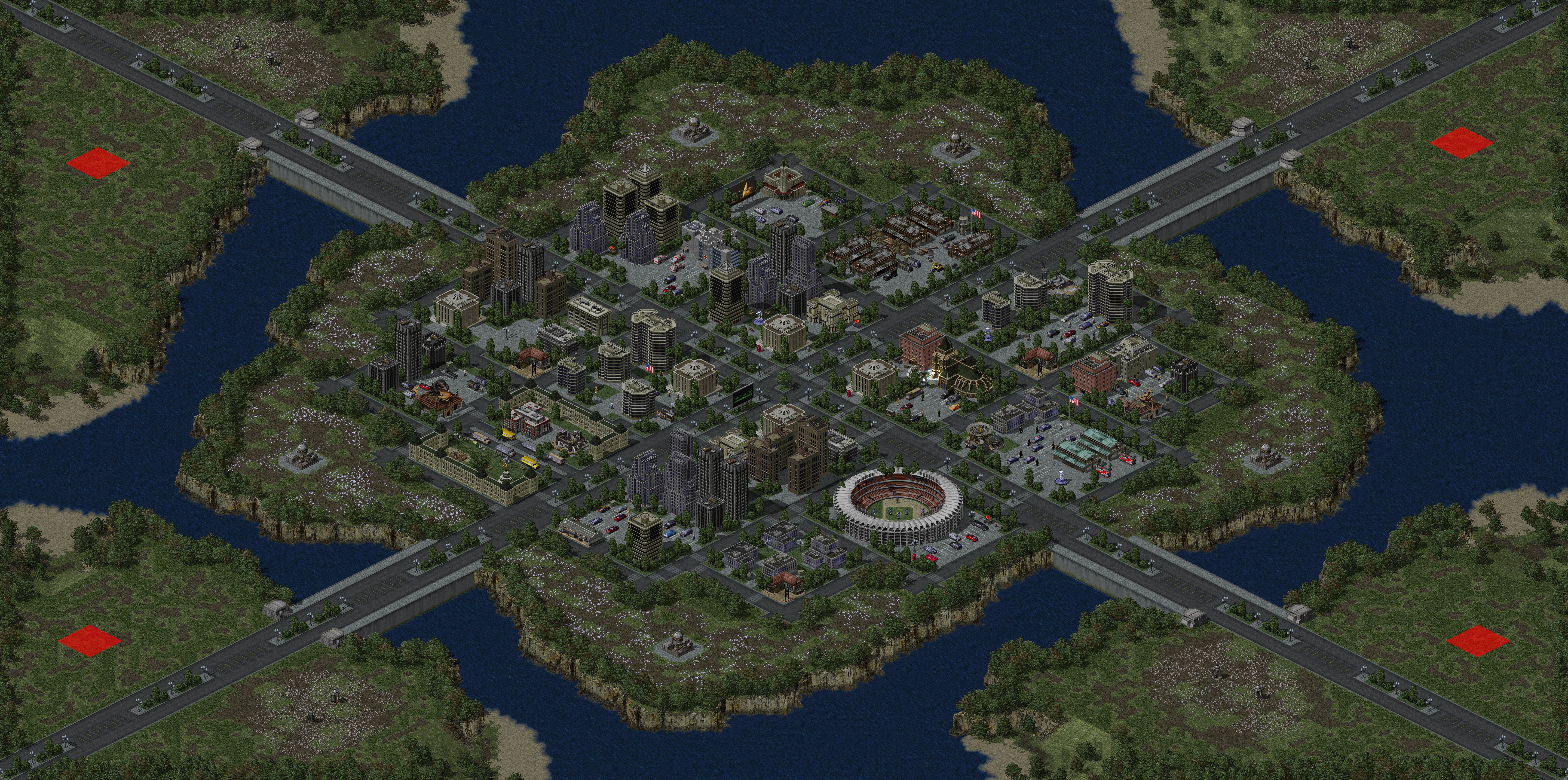 Rendered map: Metropolis