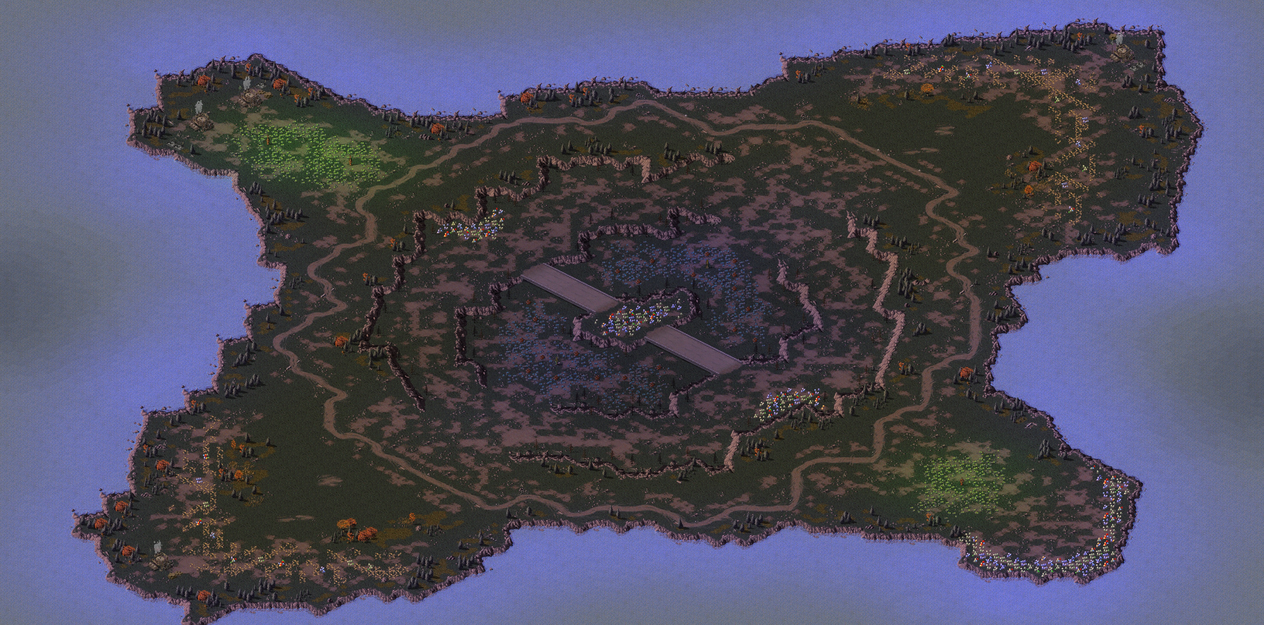 Rendered map: Tiberium Chasm