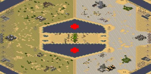 Rendered preview of Soviet vs Allied 4v4