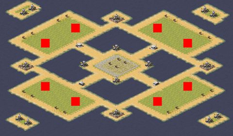Rendered preview of Doubles Lane 2v2