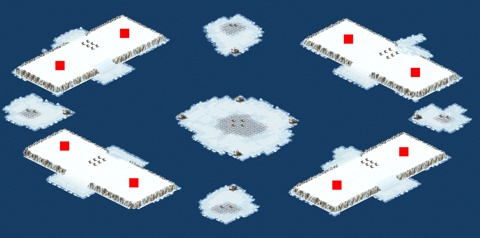 Rendered preview of Water Skate - Glacier Battle 2v2v2v2