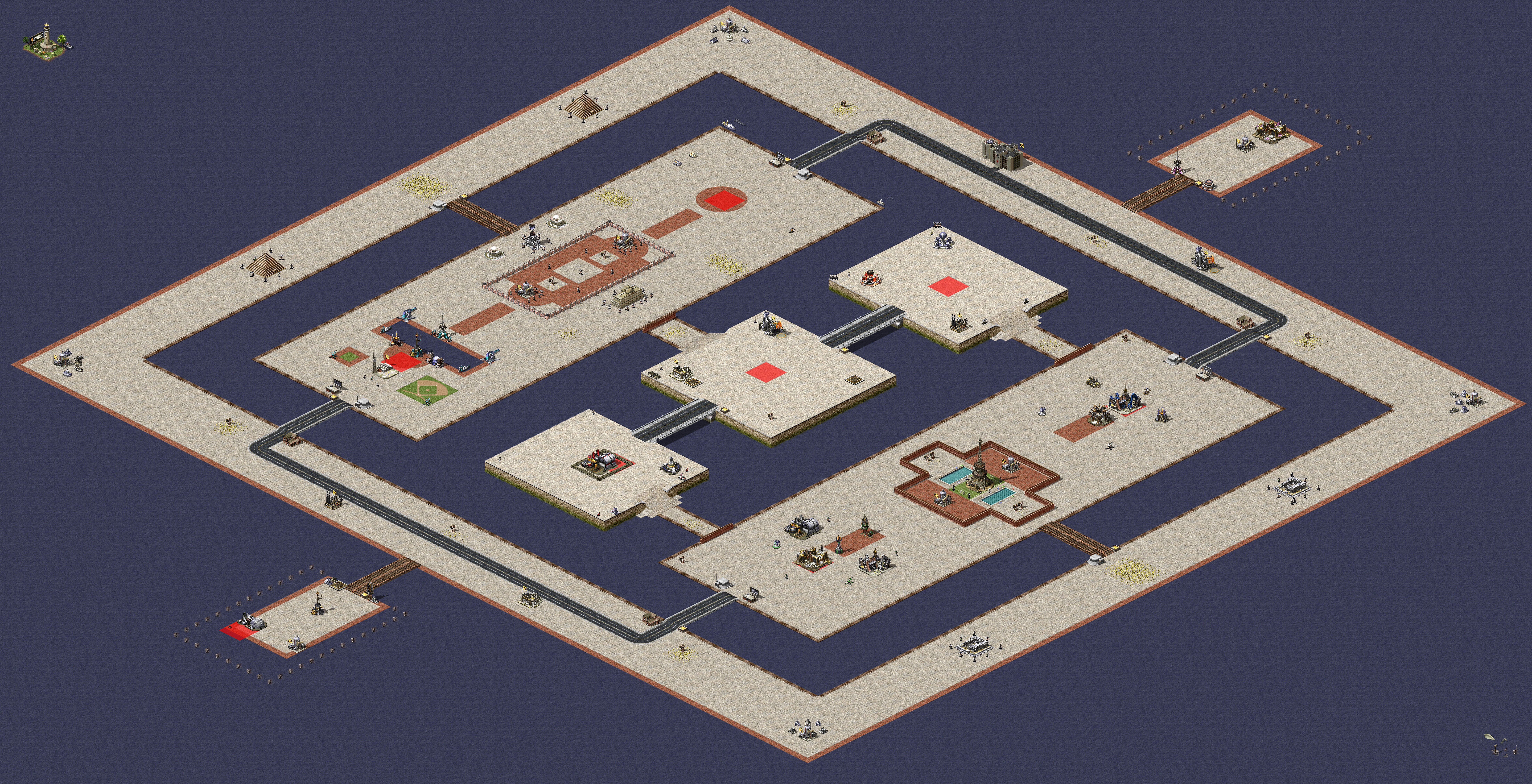 Rendered map: Asymmetric War