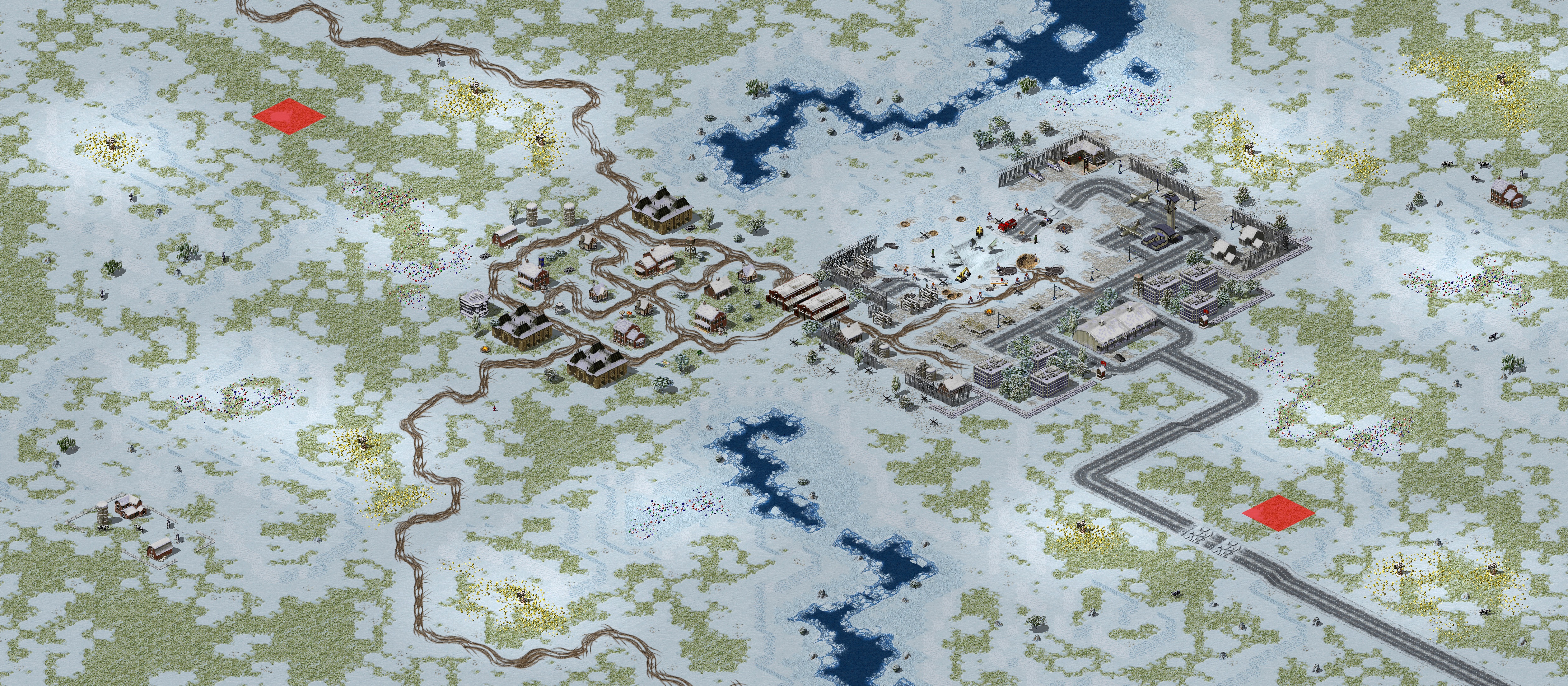 Rendered map: 雪原之青