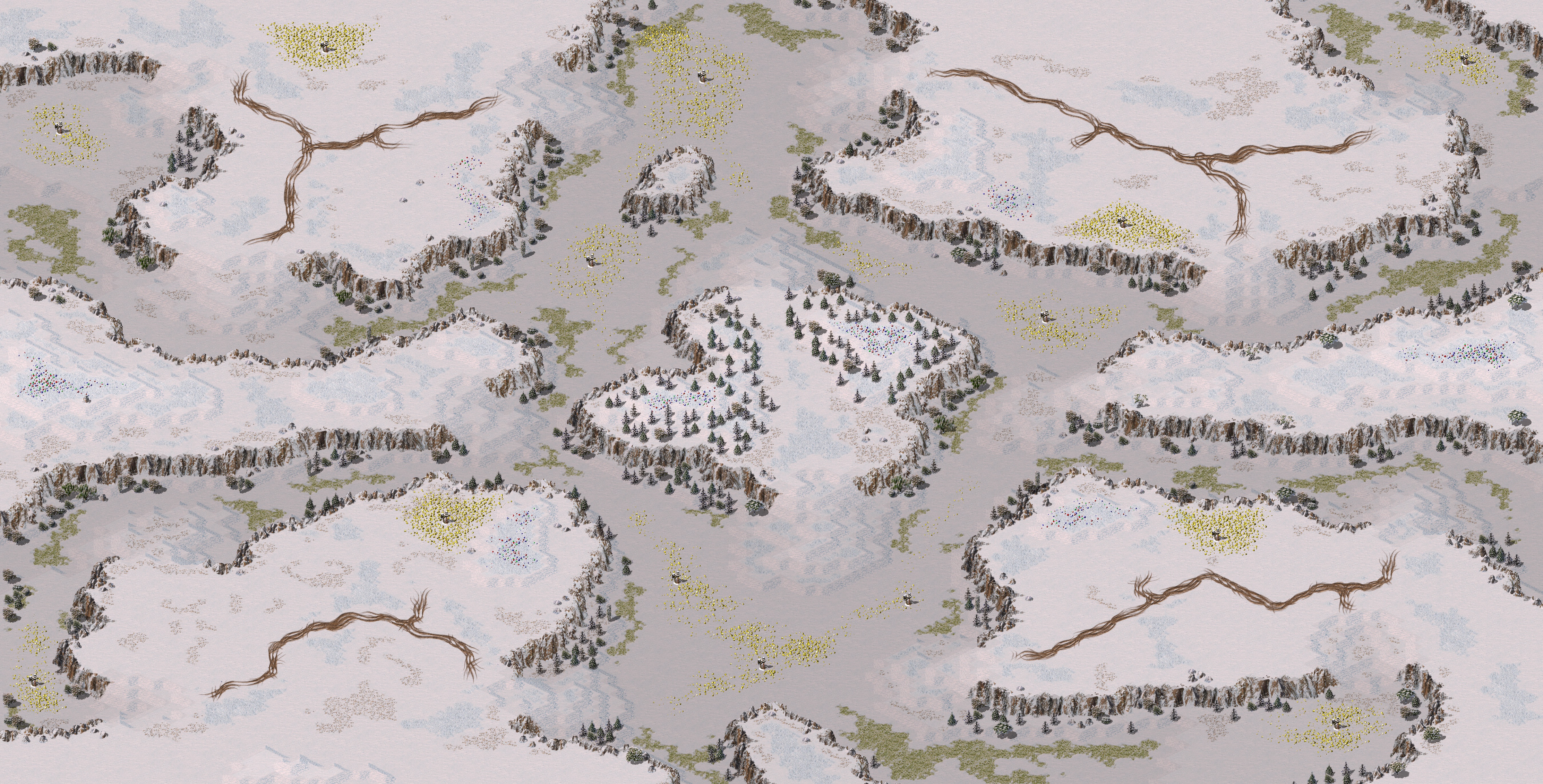 Rendered map: Snow Valley