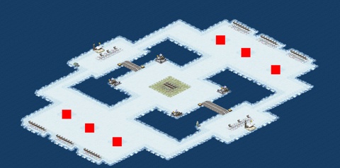 Rendered preview of Small Snowy Field 3v3