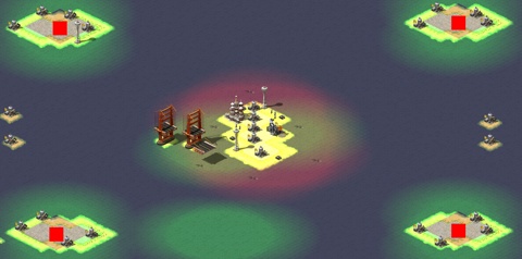 Rendered preview of Island Naval 2v2