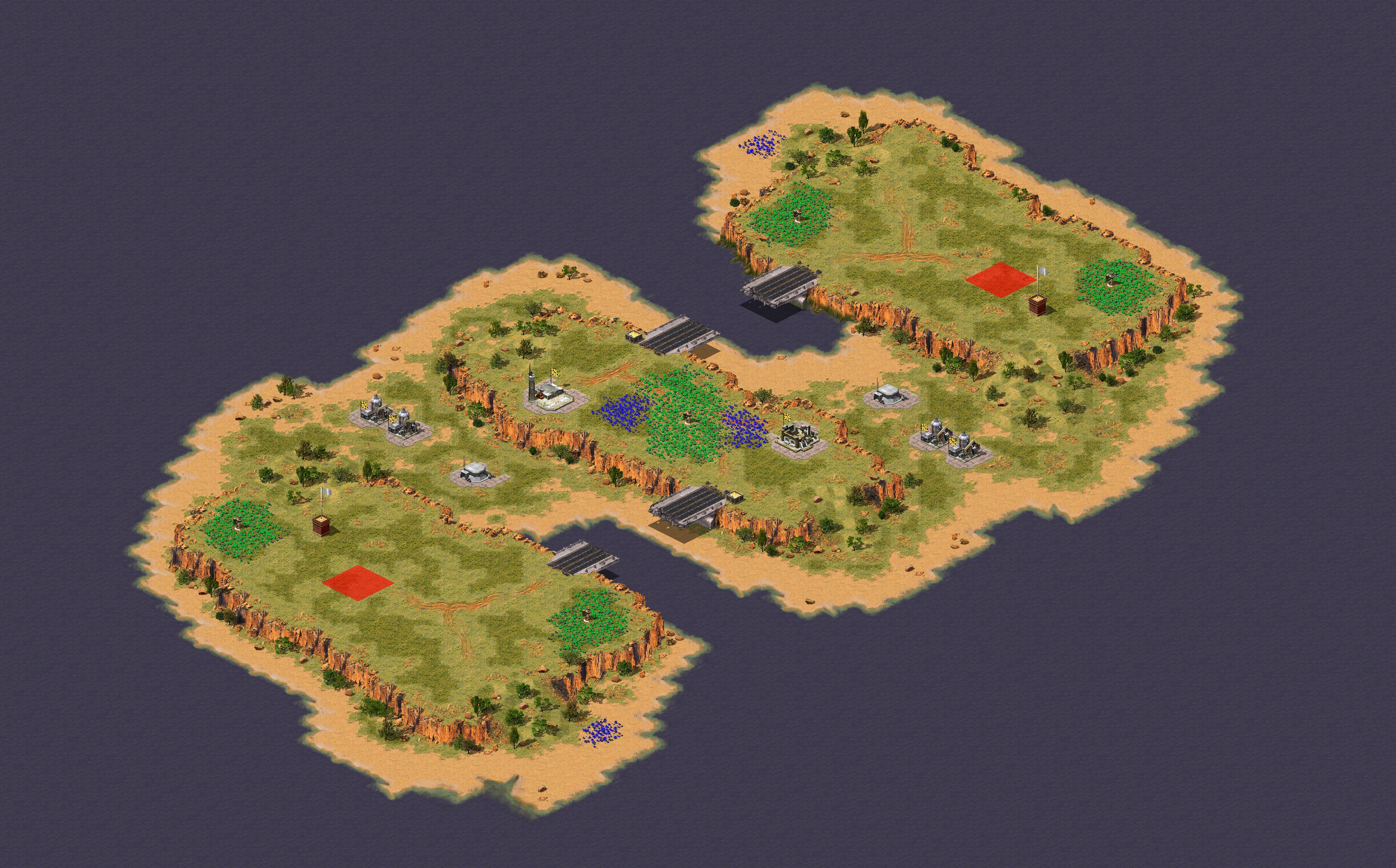Rendered map: (2) Twin Peaks