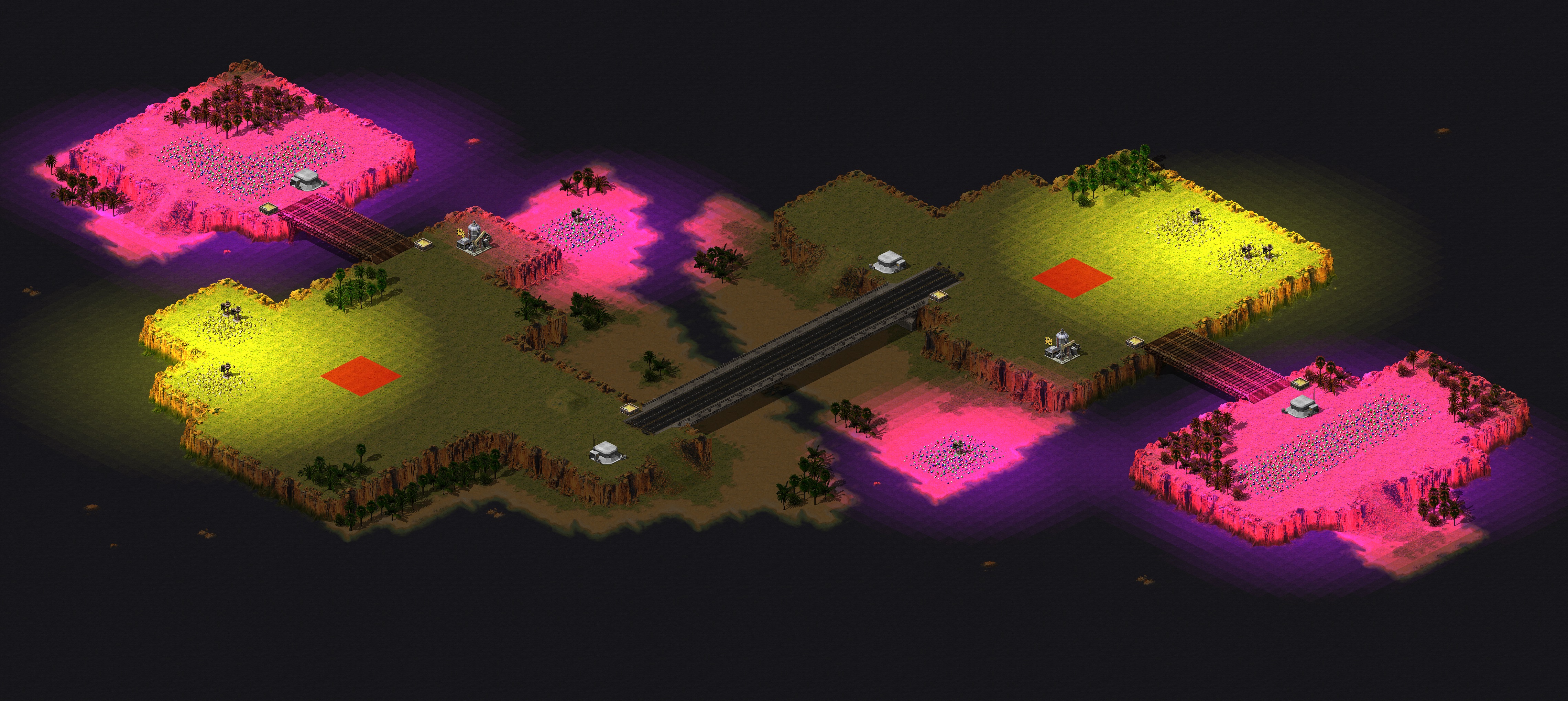 Rendered map: Duelling Islands Revisited