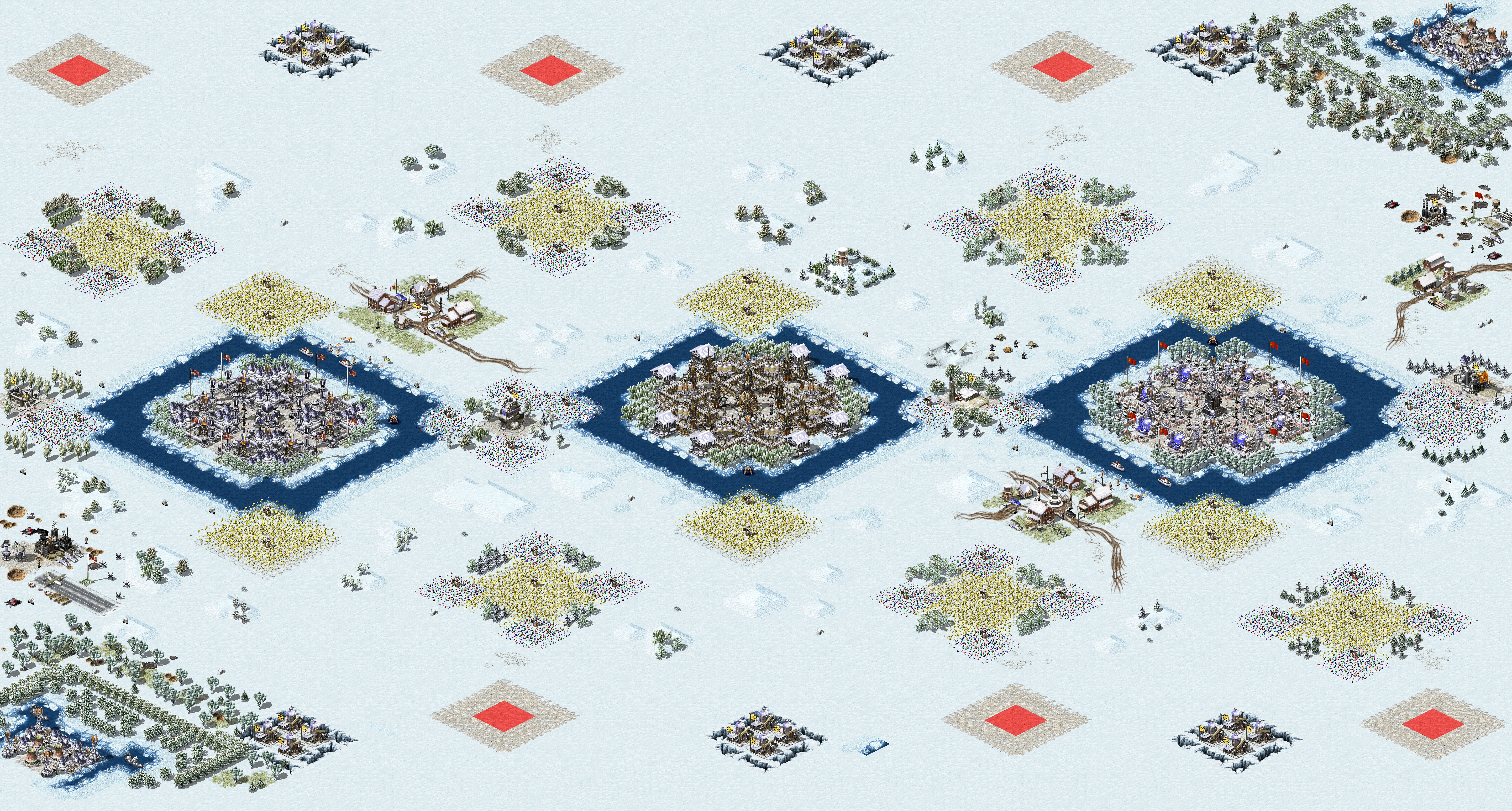 Rendered map: Three Musketeers (War1e1ore)