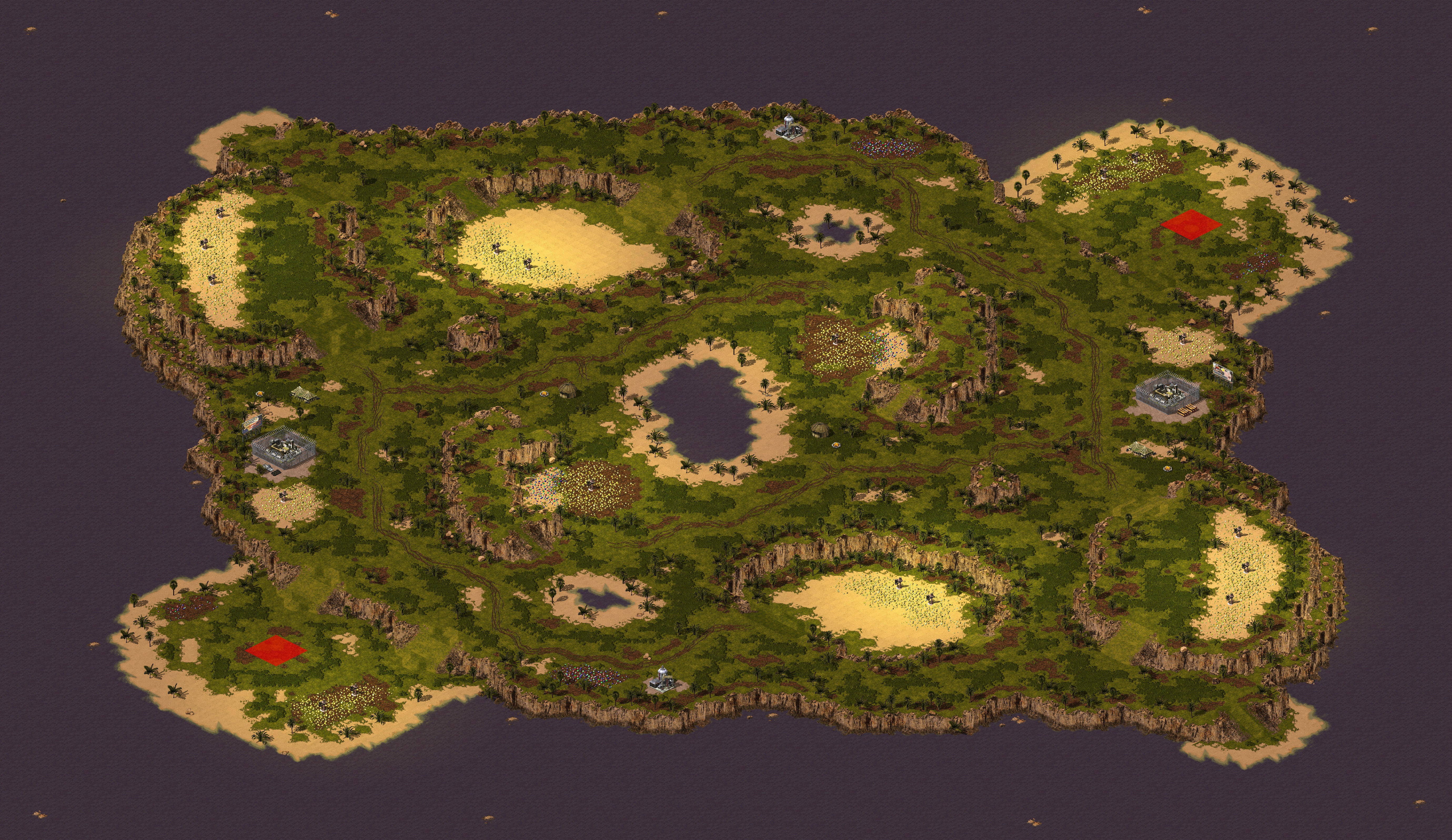 Rendered map: Oasis Trouble (2)
