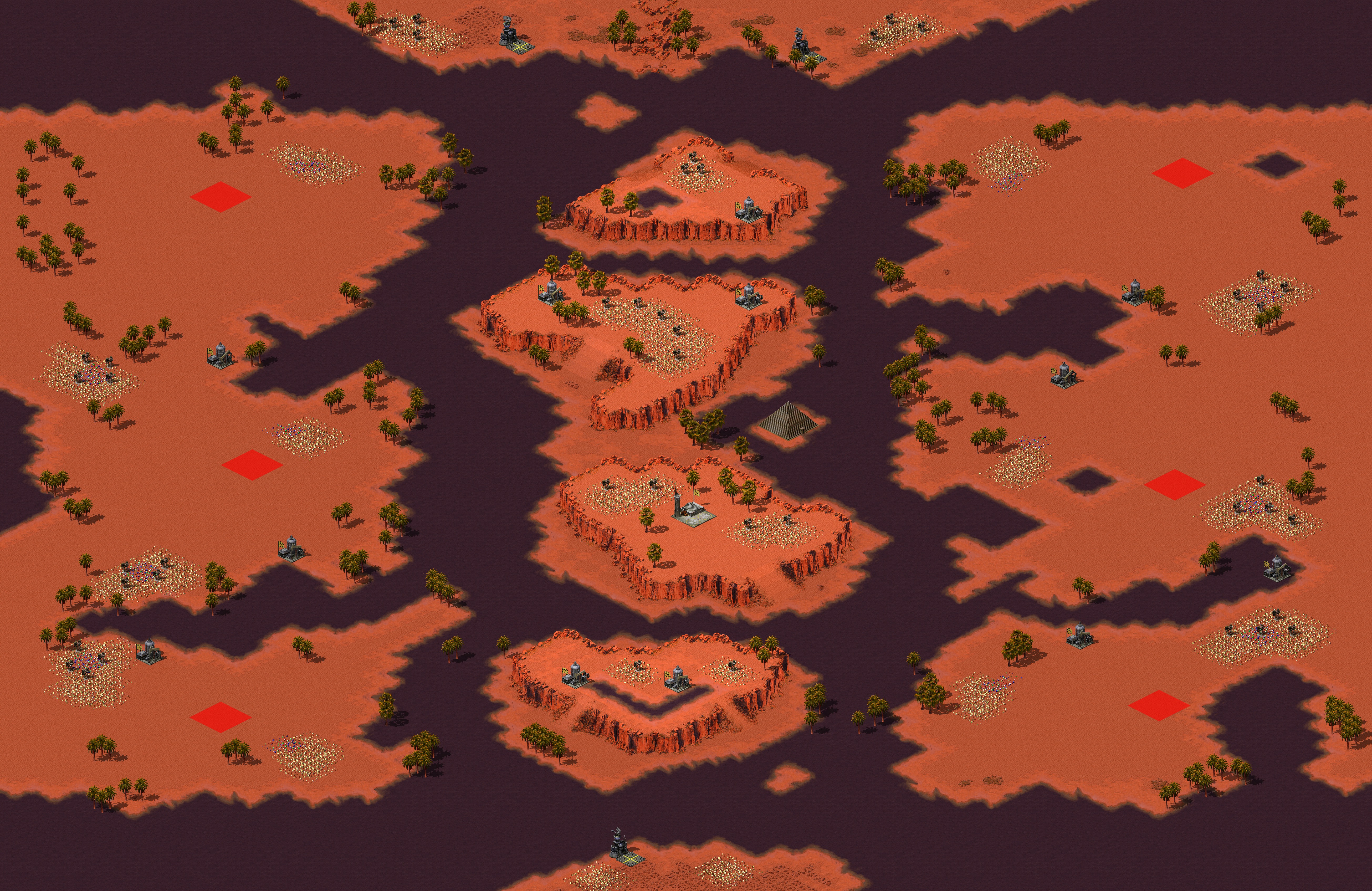 Rendered map: Egypt's Sea Tournament