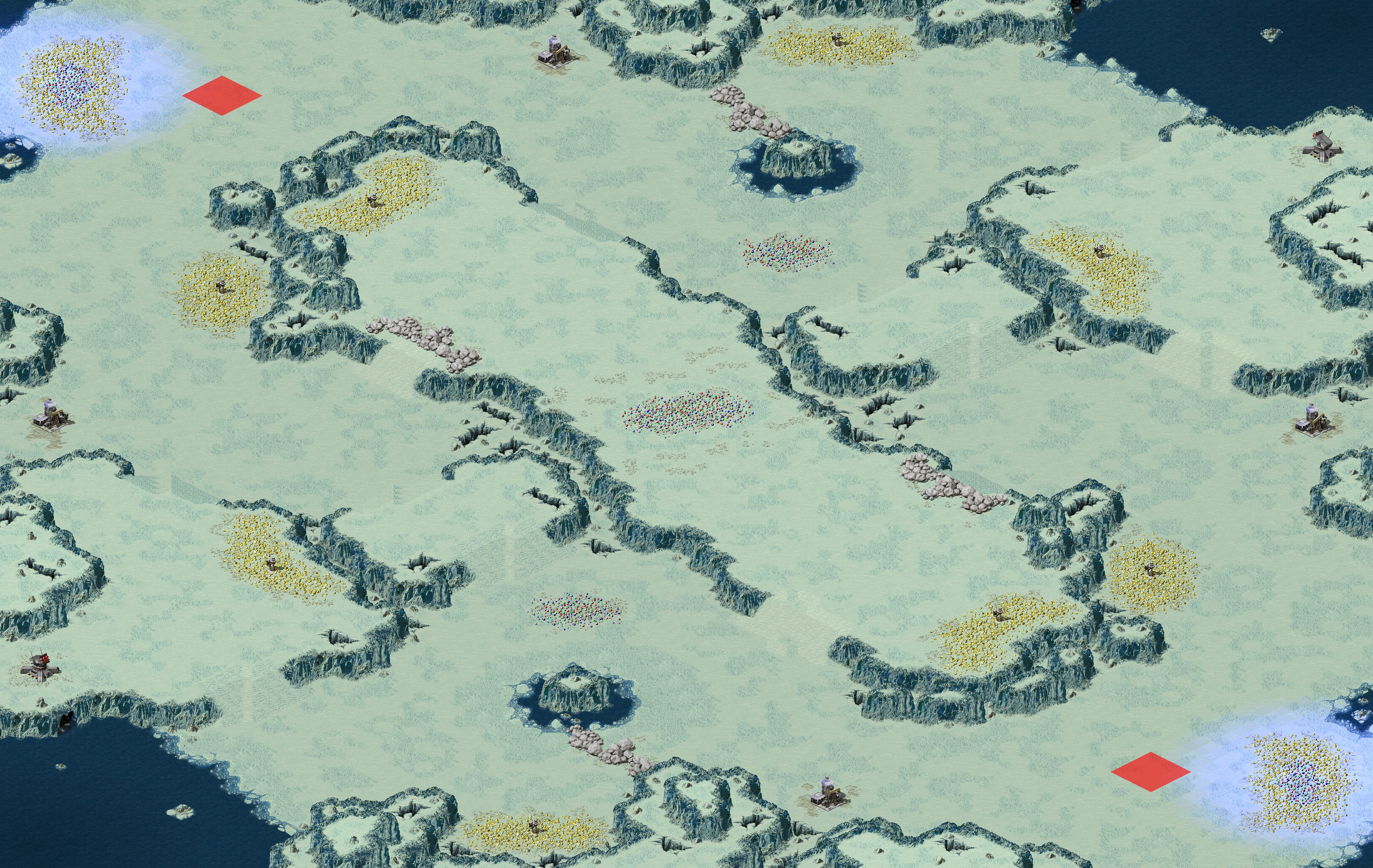 Rendered map: Below Zero