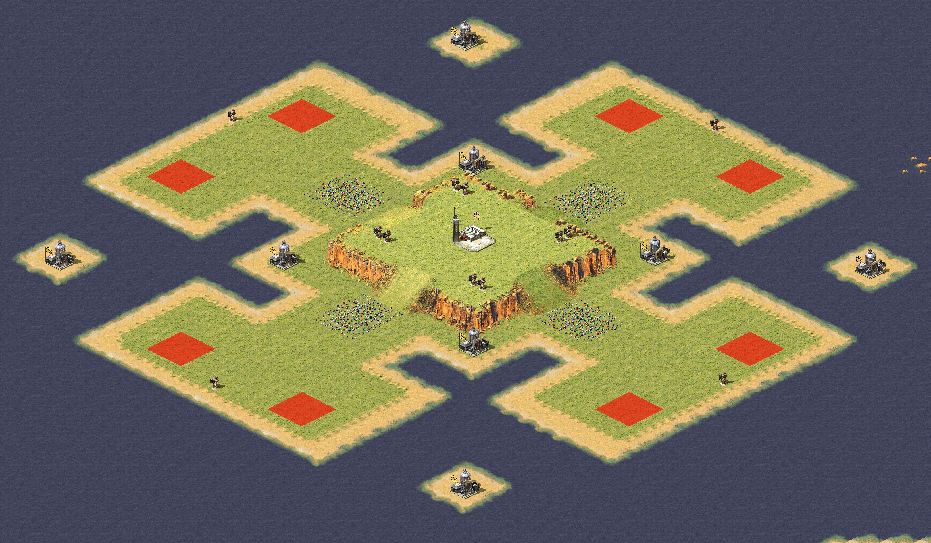 Rendered map: Rush Ore 2v2
