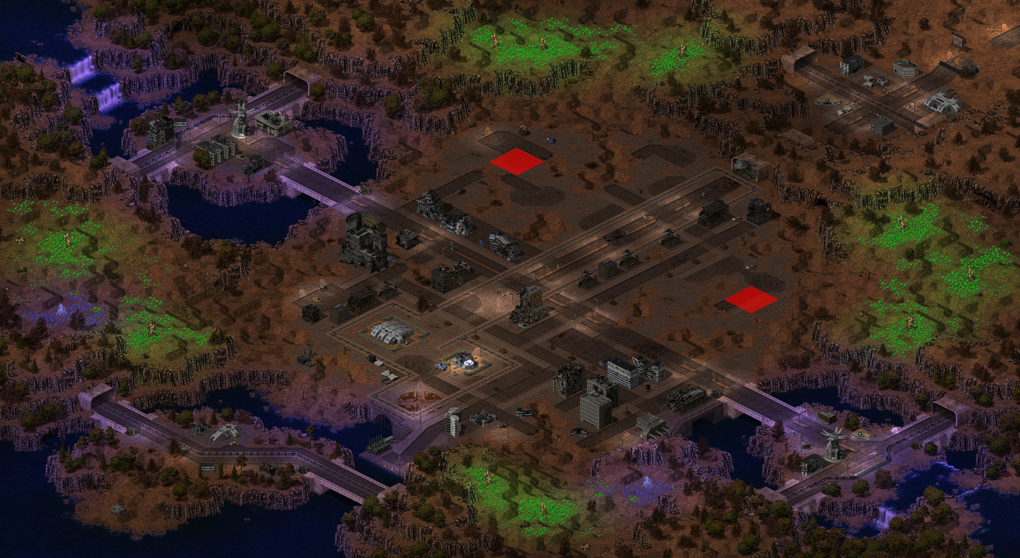 Rendered map: [2] Nuclear Town