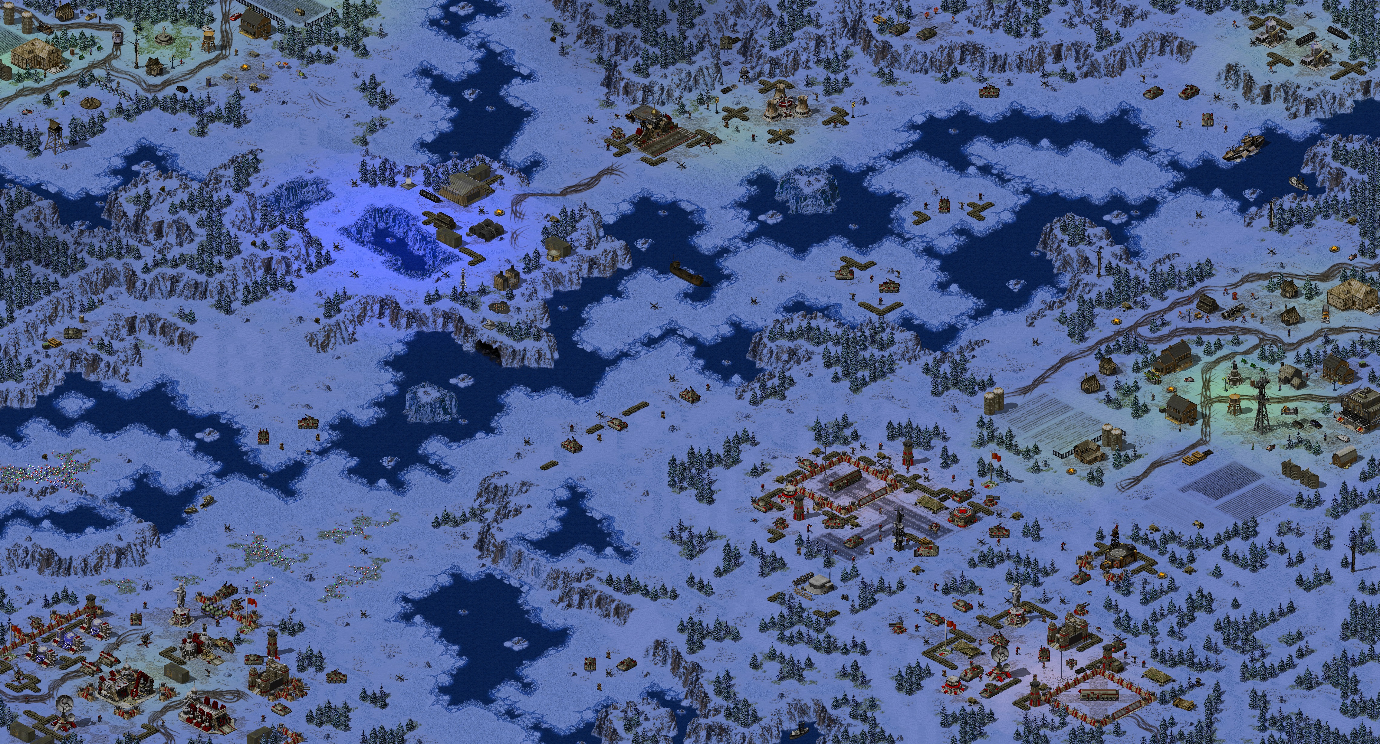 Rendered map: Soviet Mission 9: Road to Nowhere