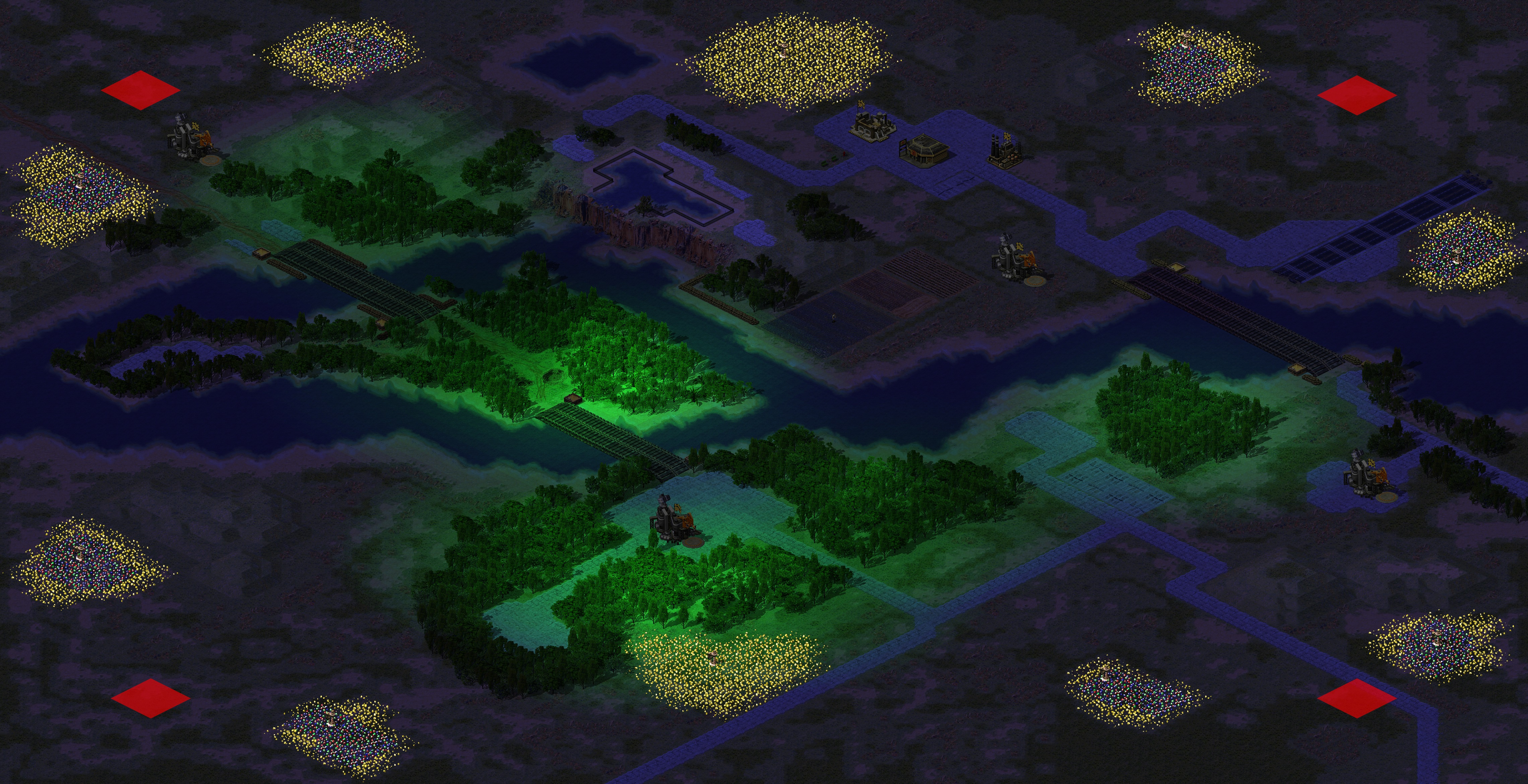 Rendered map: 极乐世界（4）