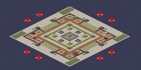 Rendered preview of Coastal Town Skirmish Patch