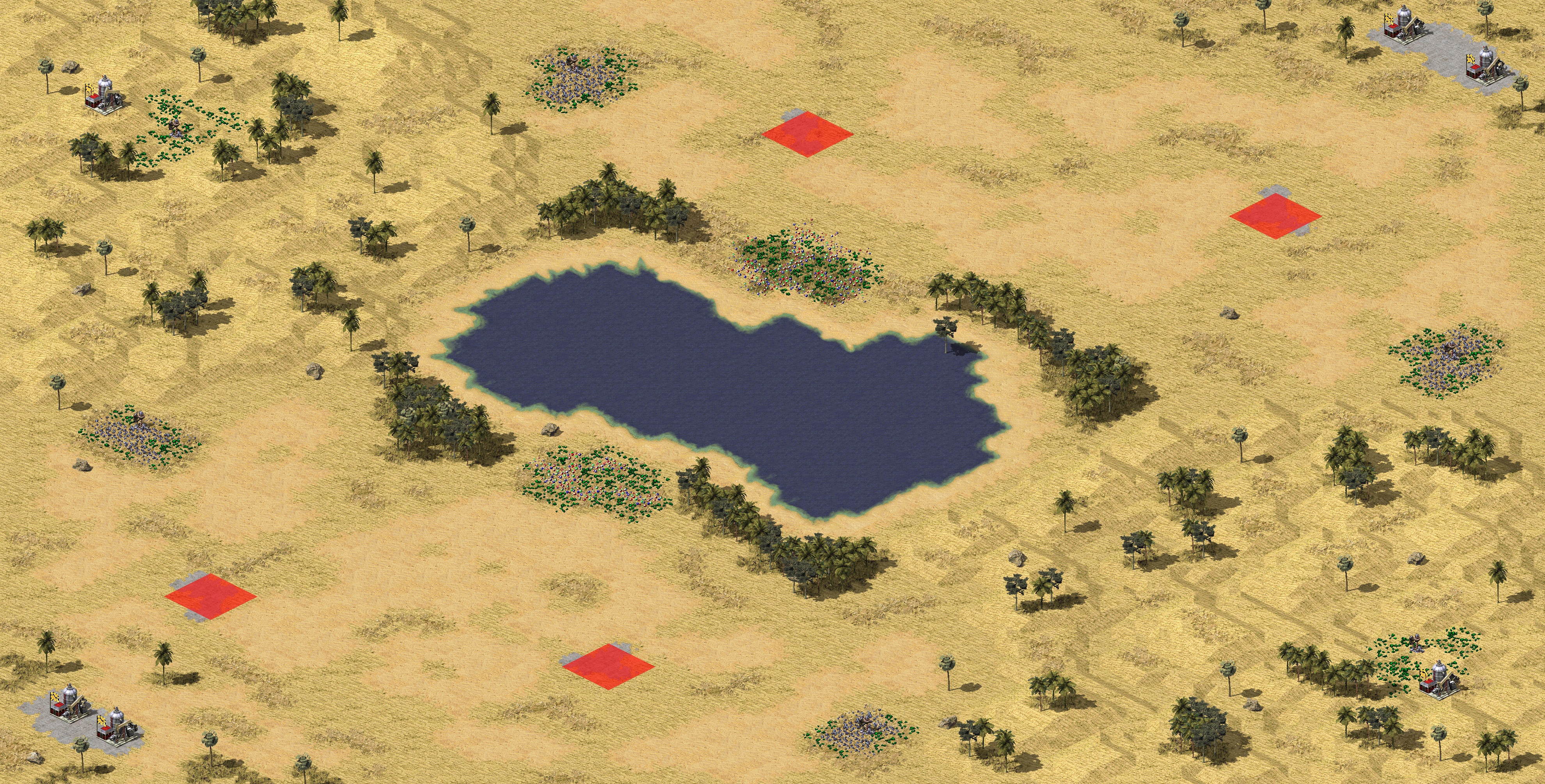 Rendered map: MO: Shady Oasis