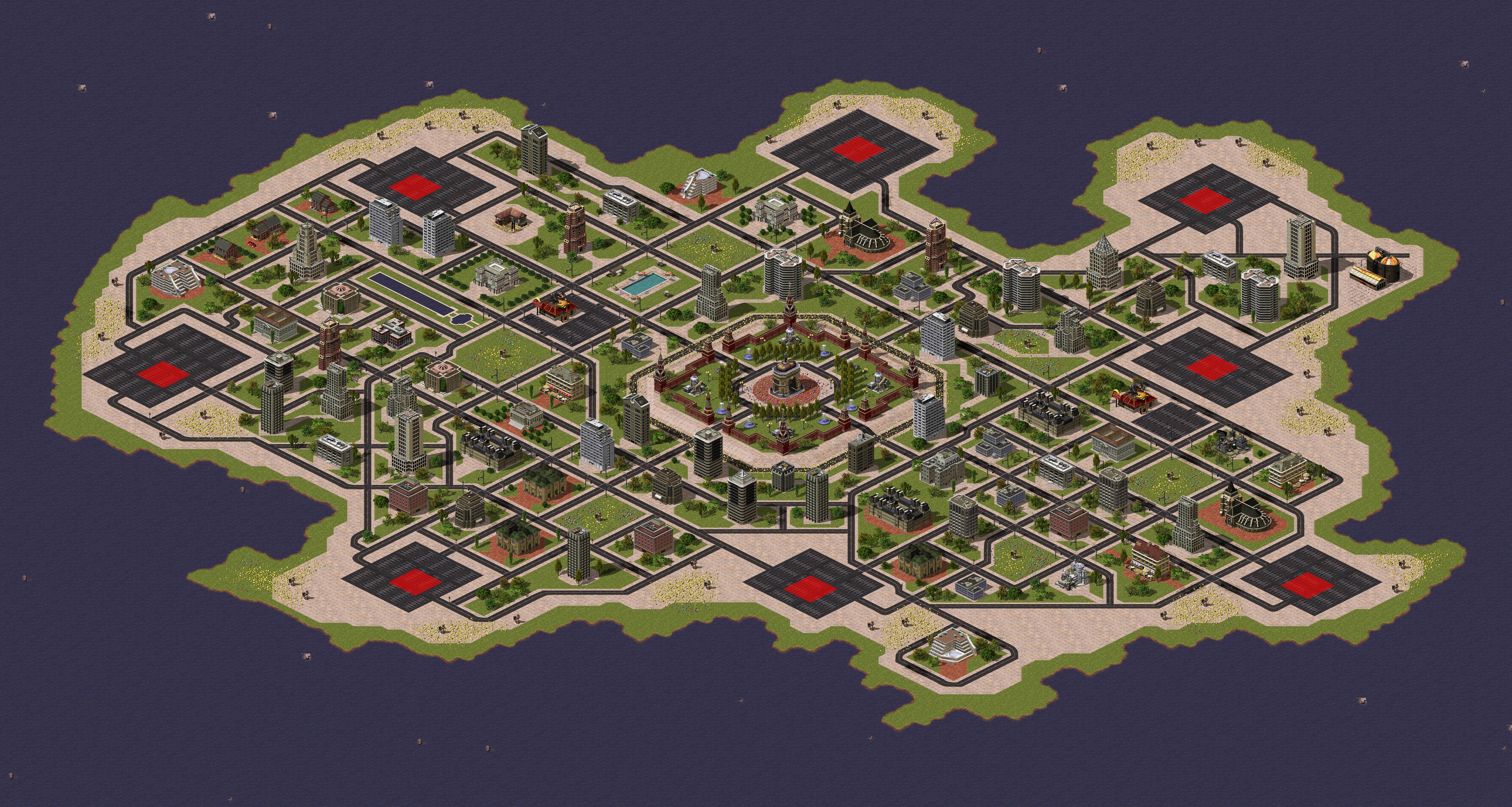 Rendered map: Powder Keg