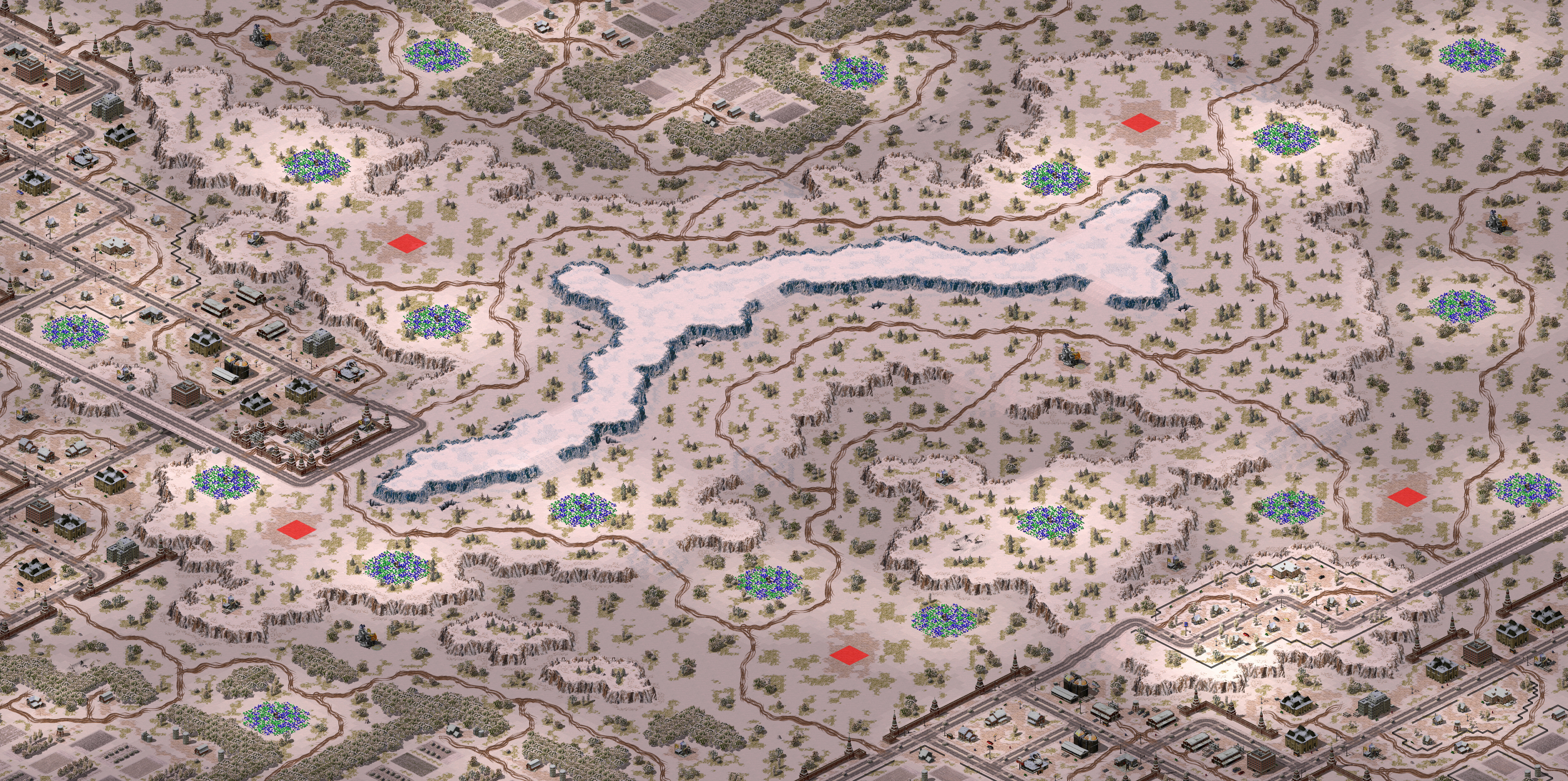 Rendered map: Mount Yamantau