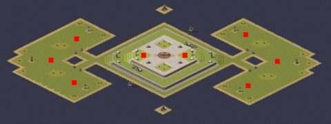Rendered preview of King of the Center (2v6)