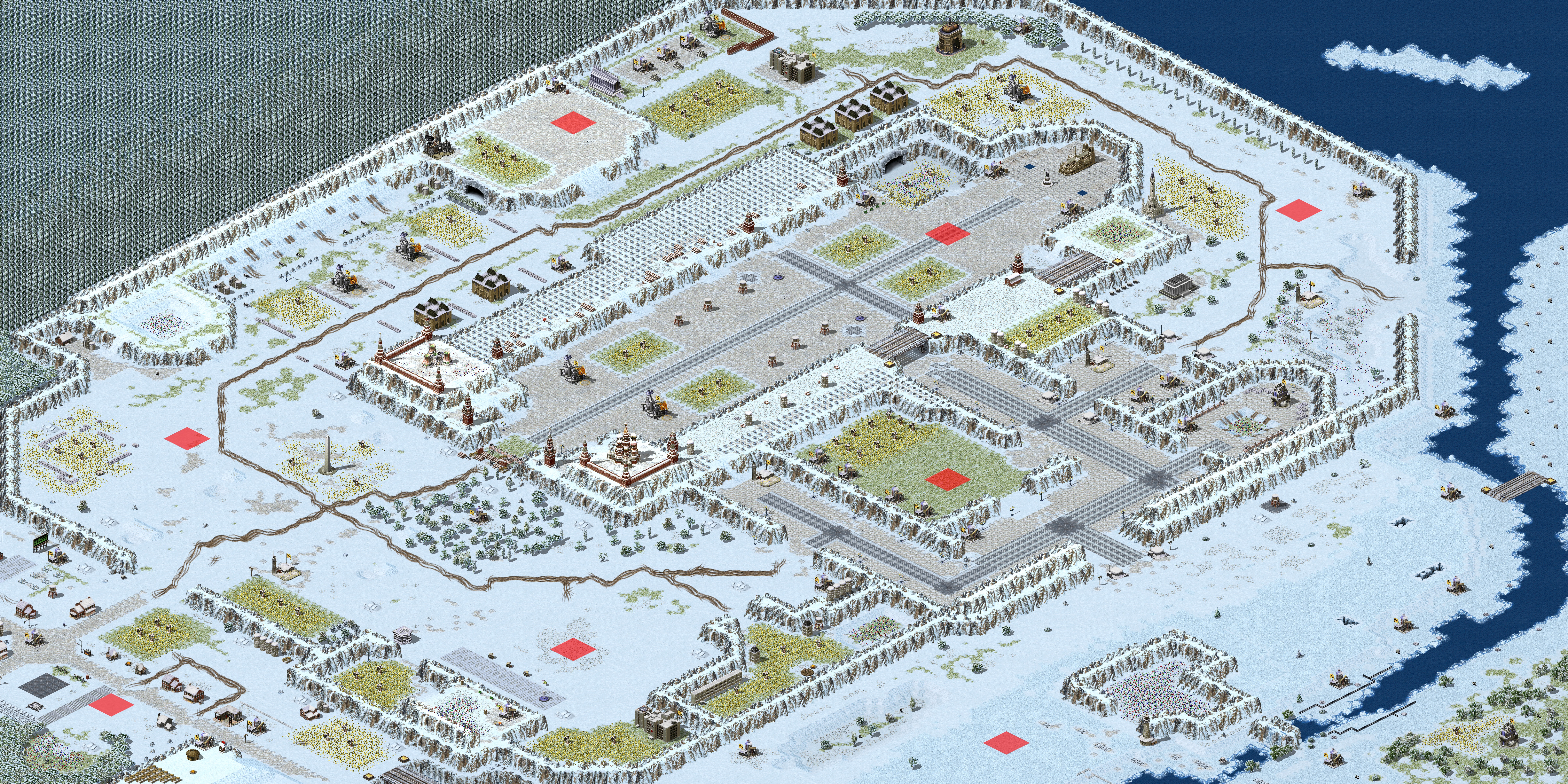 Rendered map: St. Petersburg Outskirts