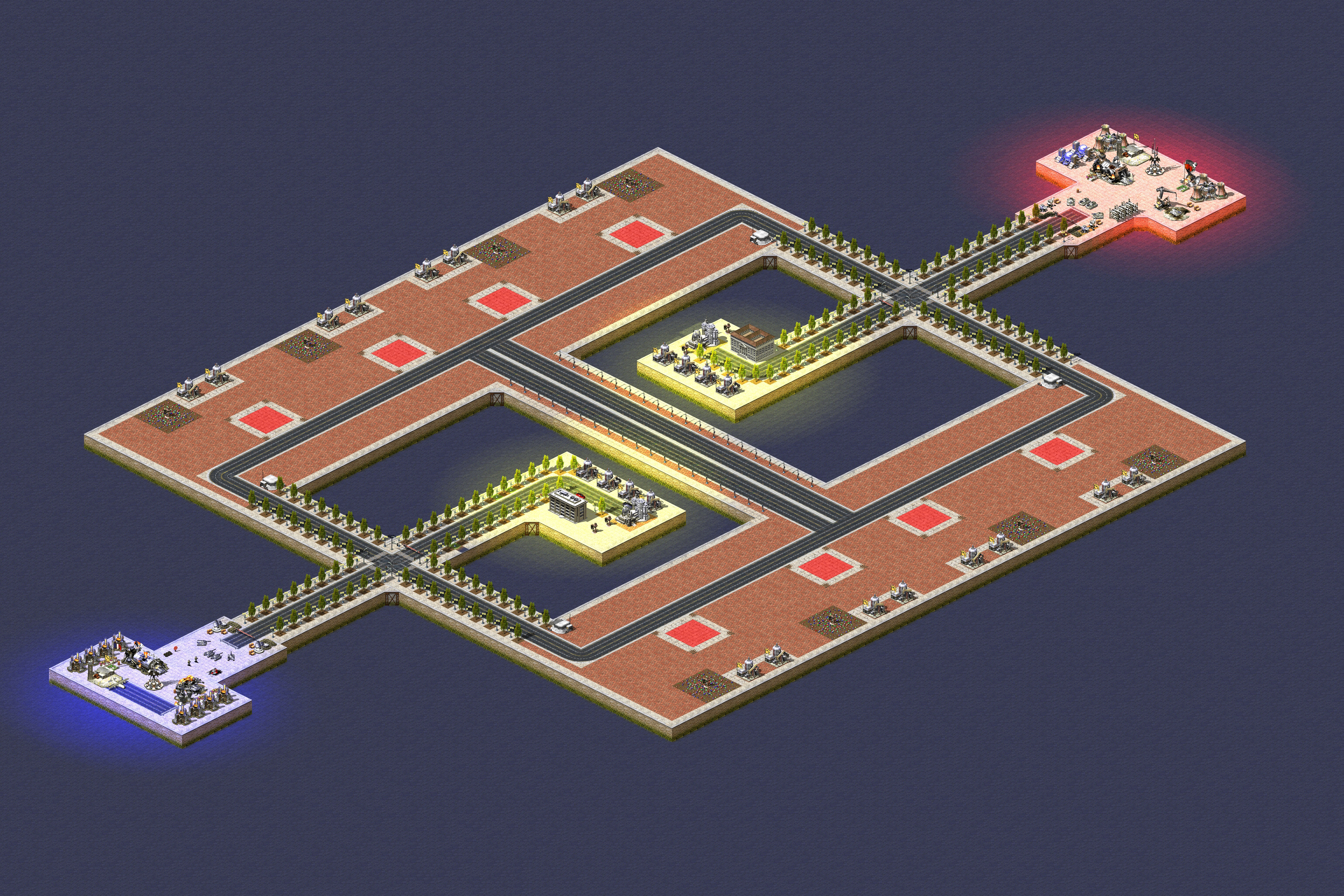 Rendered map: Ground War