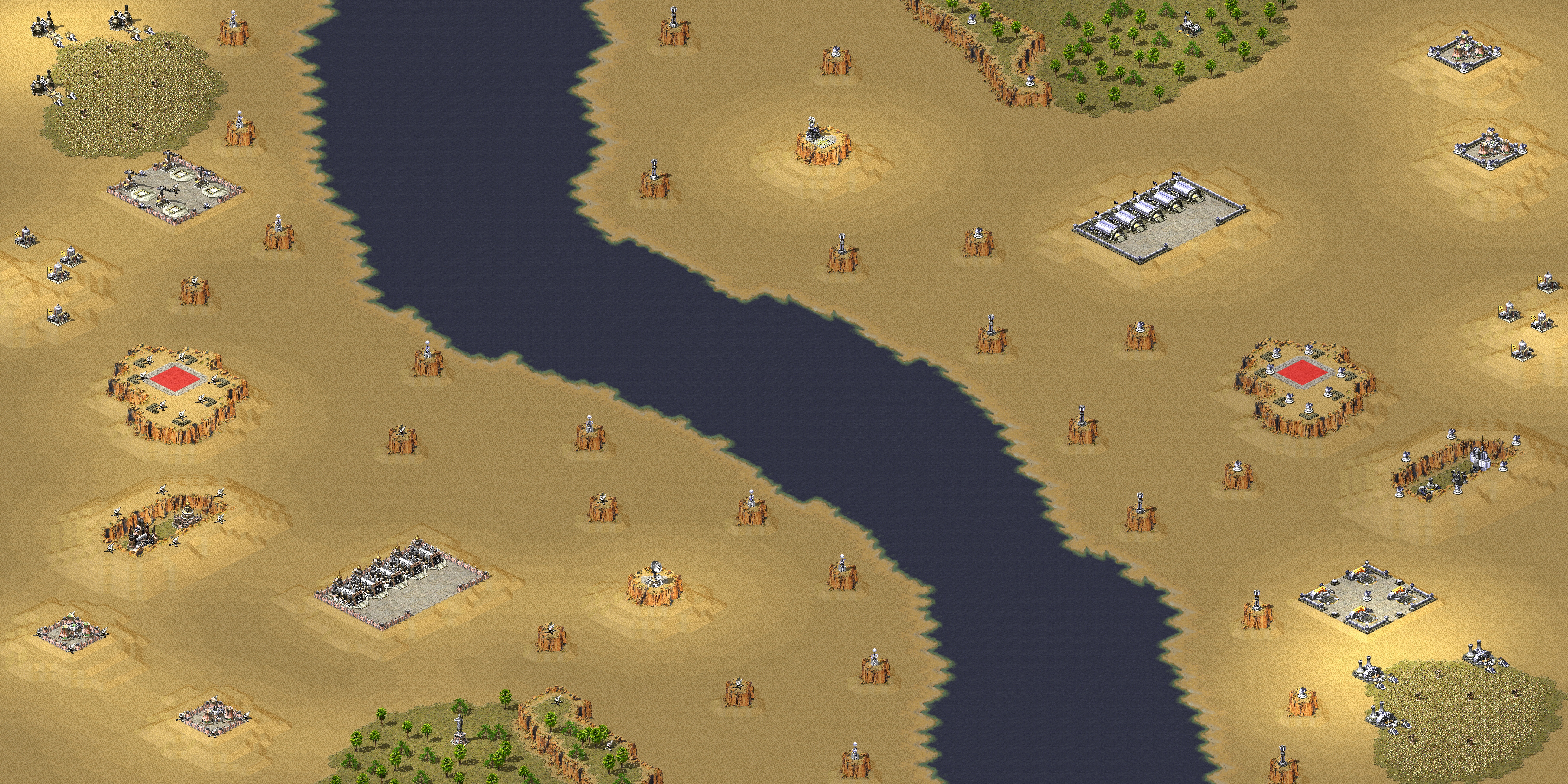 Rendered map: Desert Battle