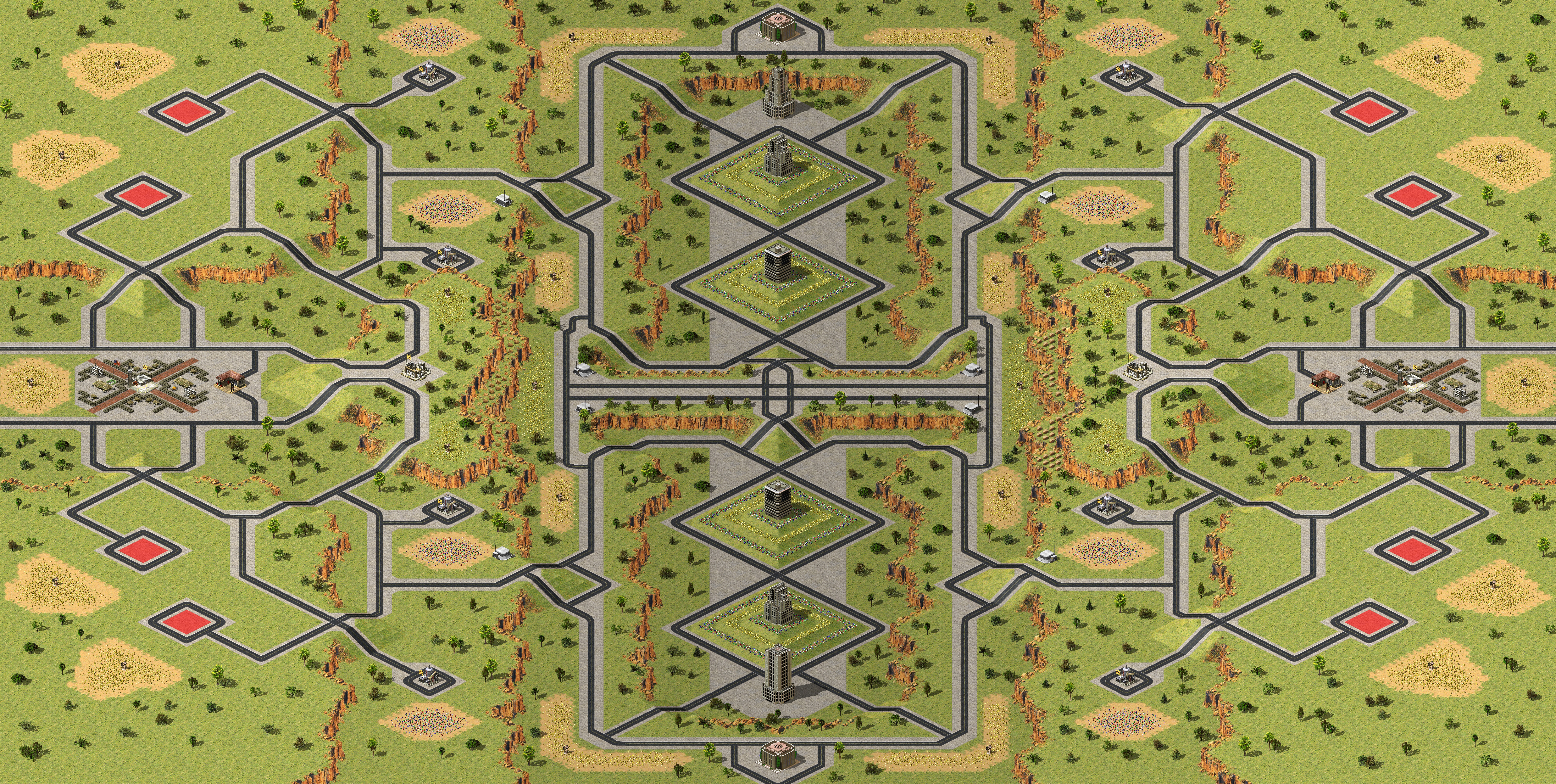 Rendered map: The Grand Canyon (Test Version 1)