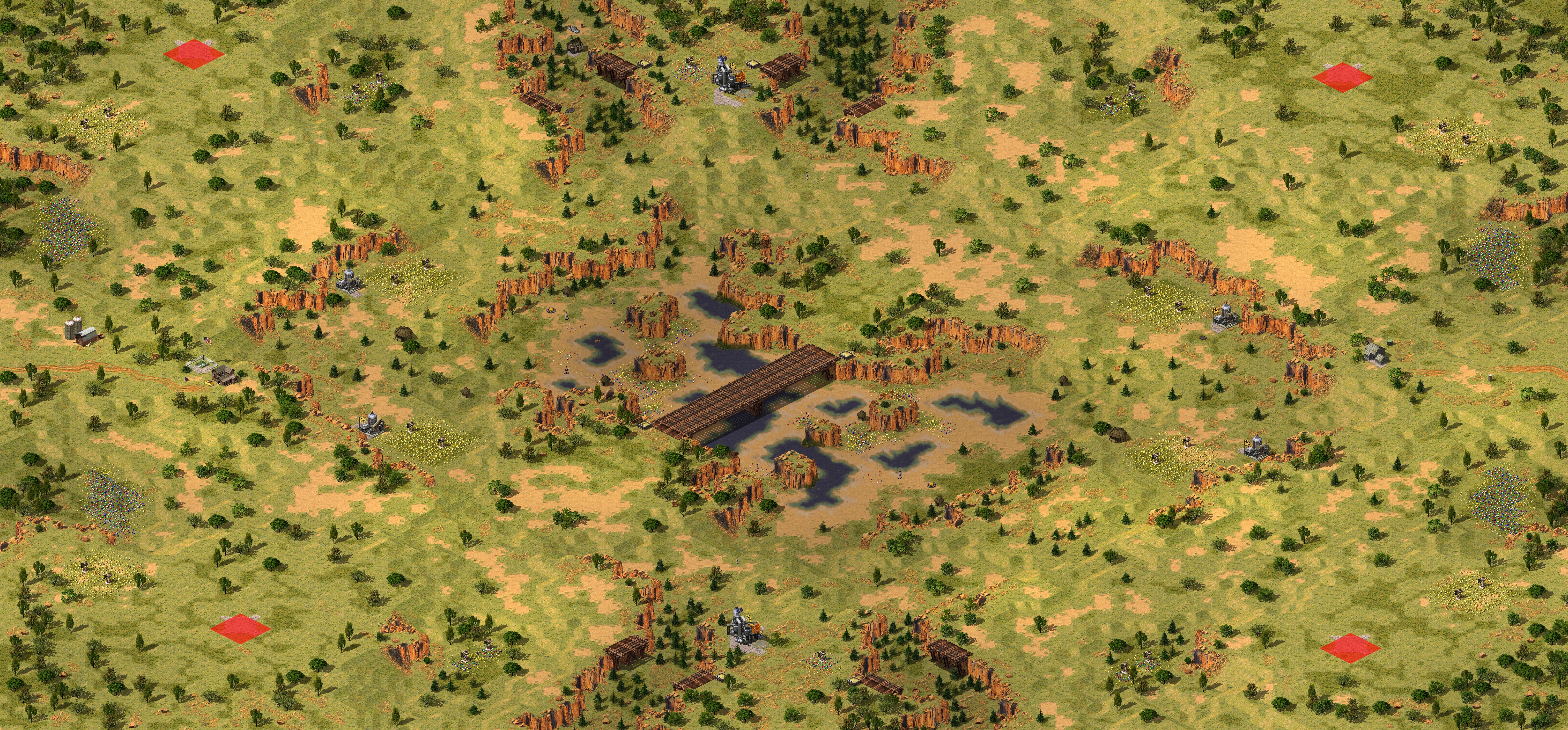 Rendered map: Lowlands