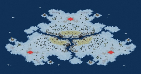 Rendered preview of Frigid Triangle