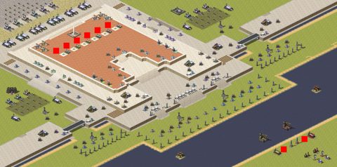 Rendered preview of 2 Soviet 6 Allied Beach Assault - Ocean Fortress