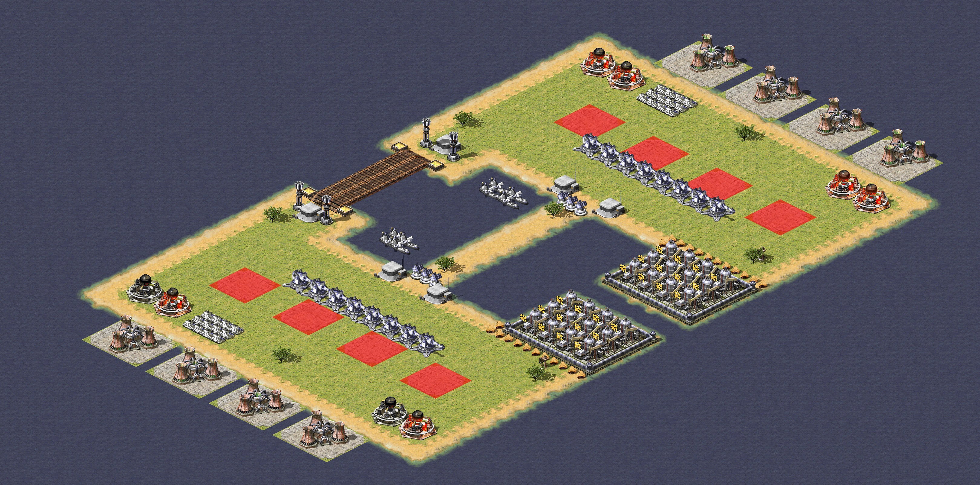 Rendered map: Iron Curtain King 4v4