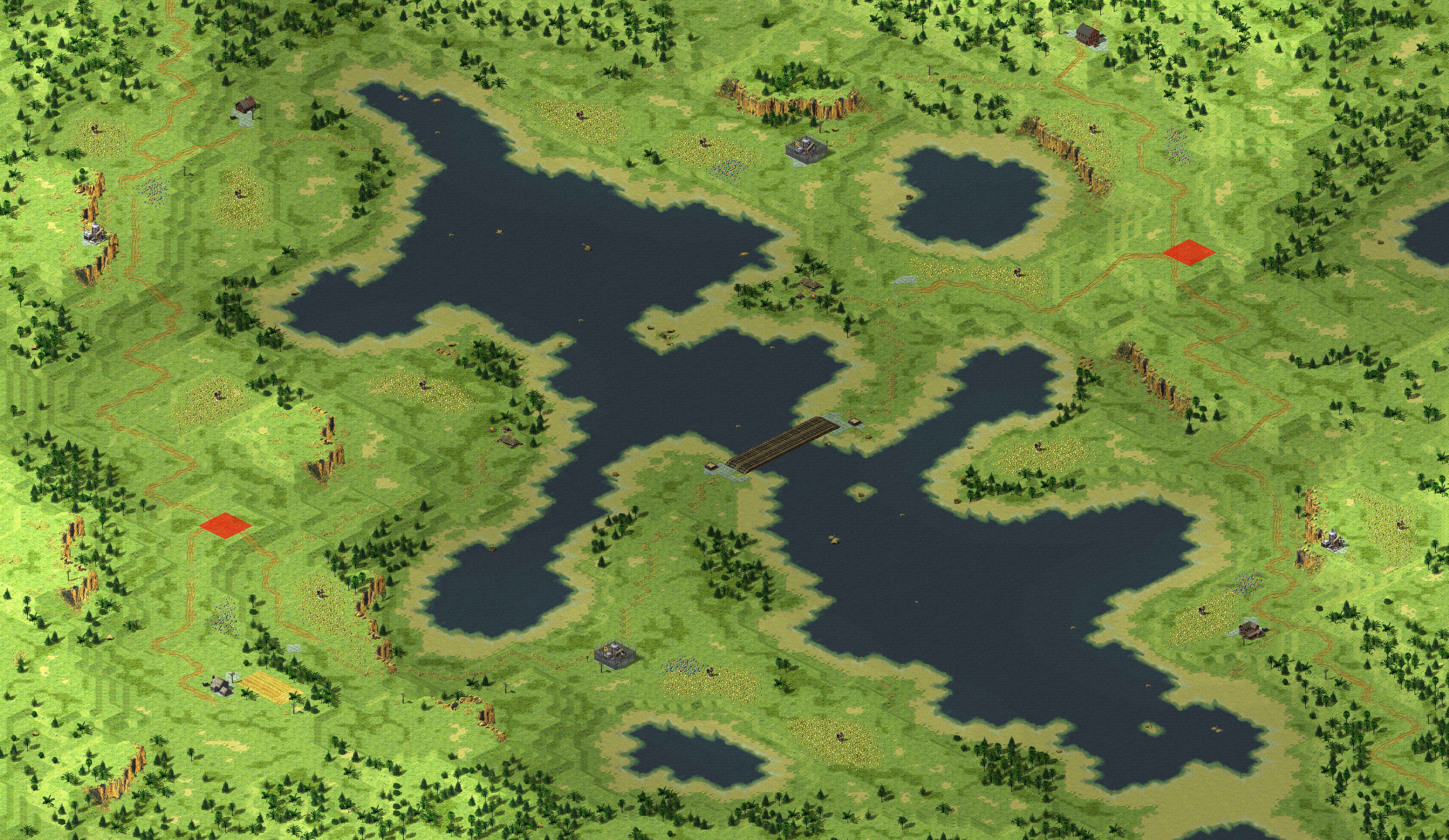 Rendered map: Delta Vega [RA2 Edition]