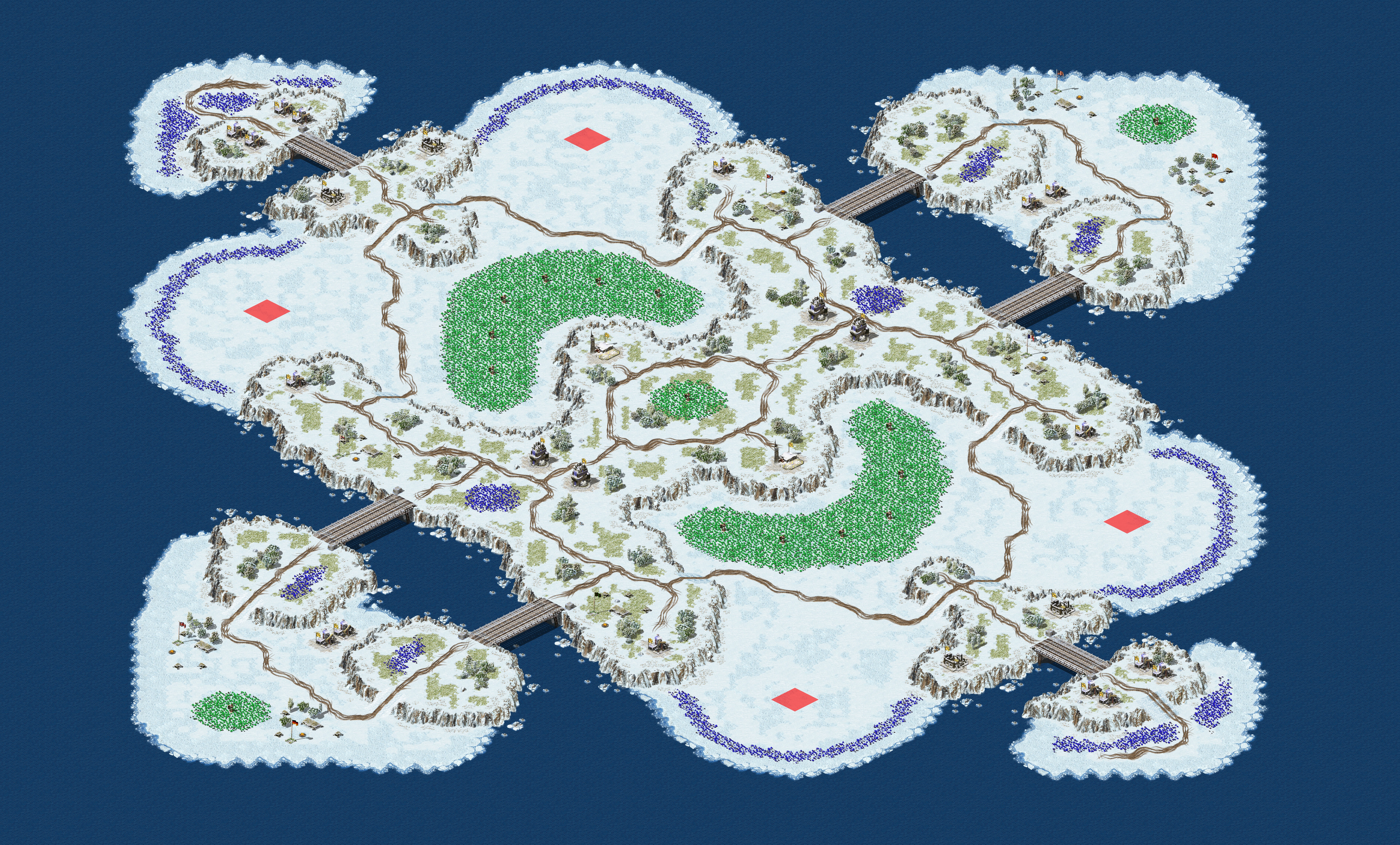 Rendered map: (4) Polar Oblong