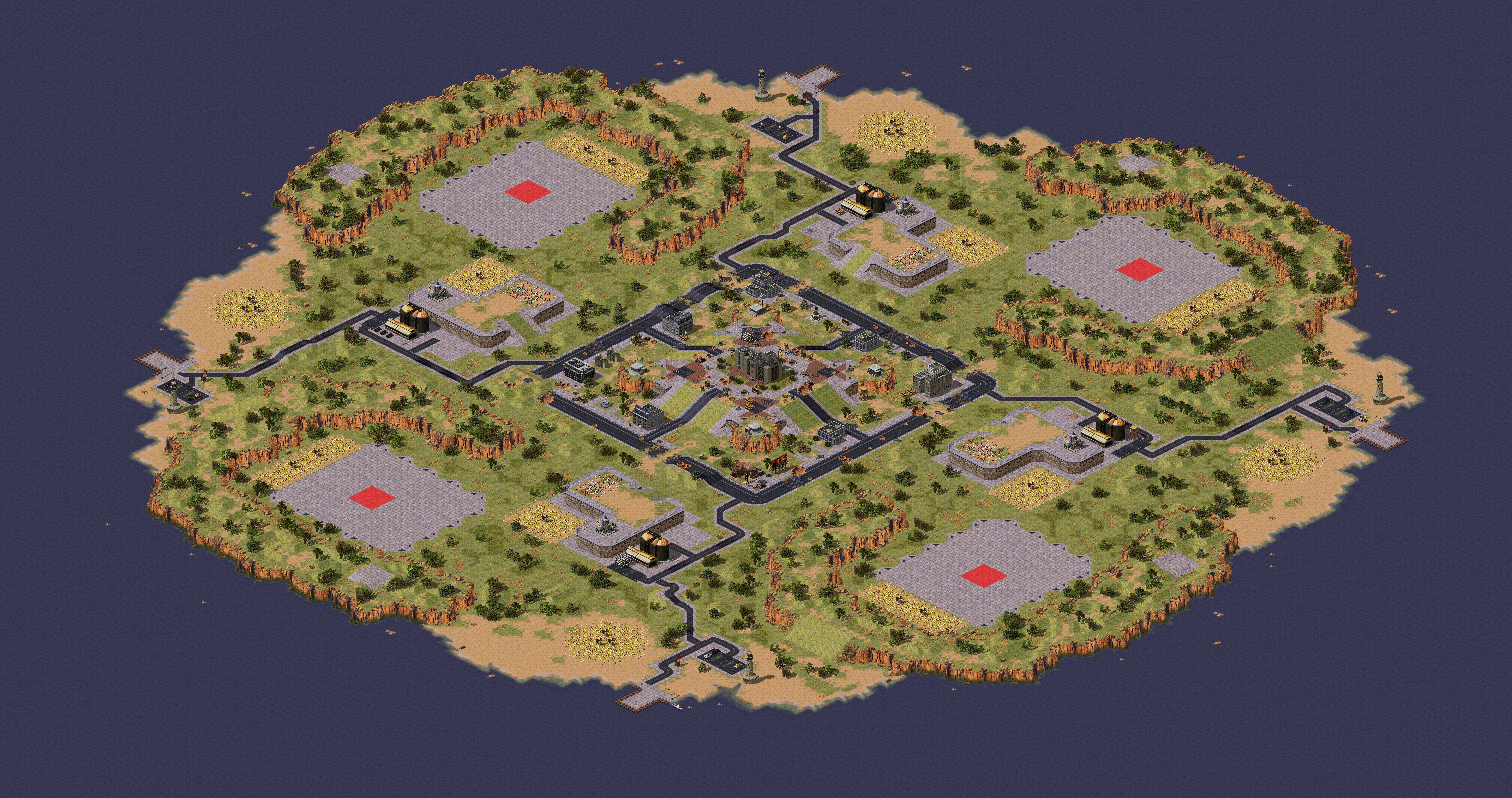 Rendered map: Industrial Ruins